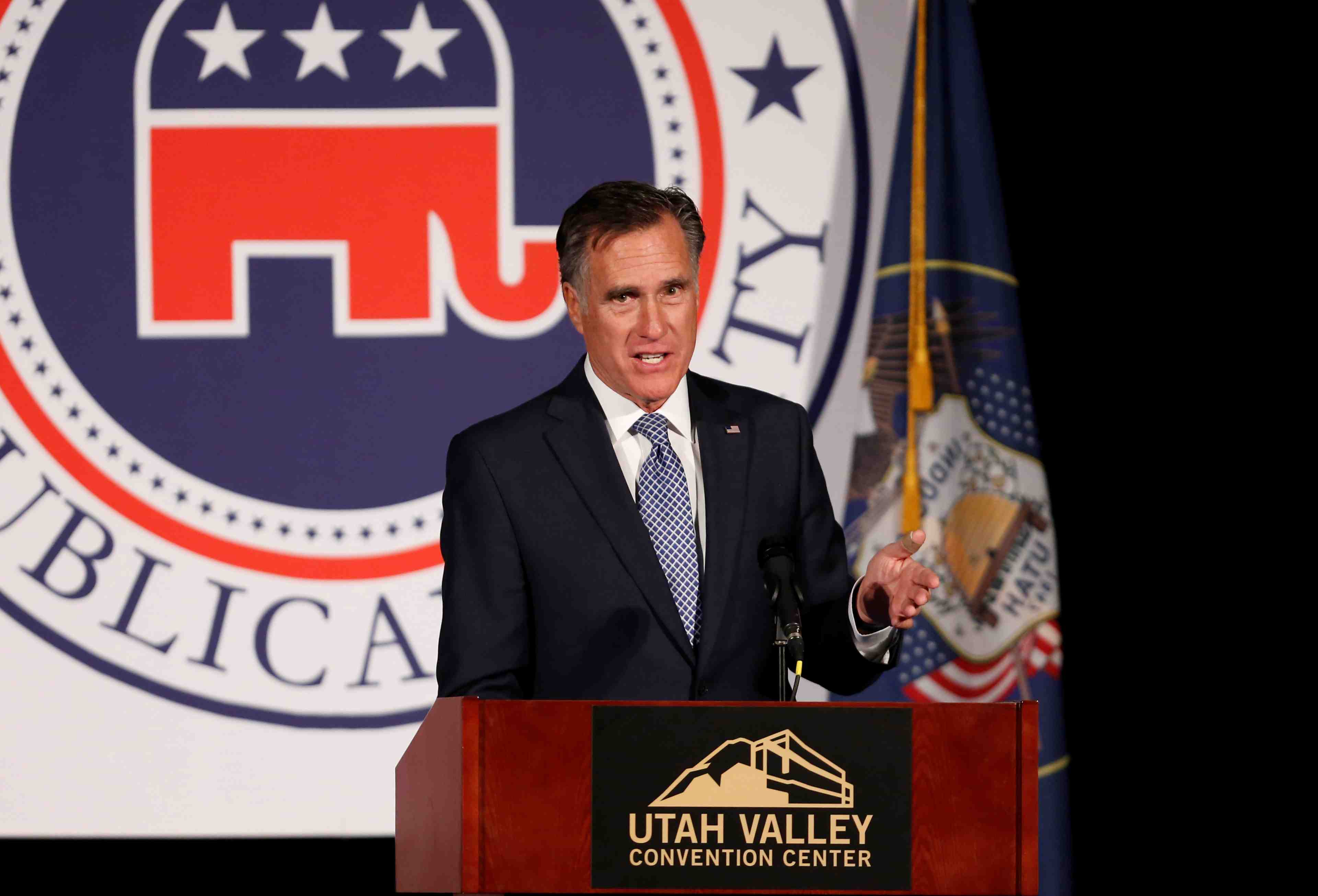 Trump soutient la candidature de romney au senat dans l'utah