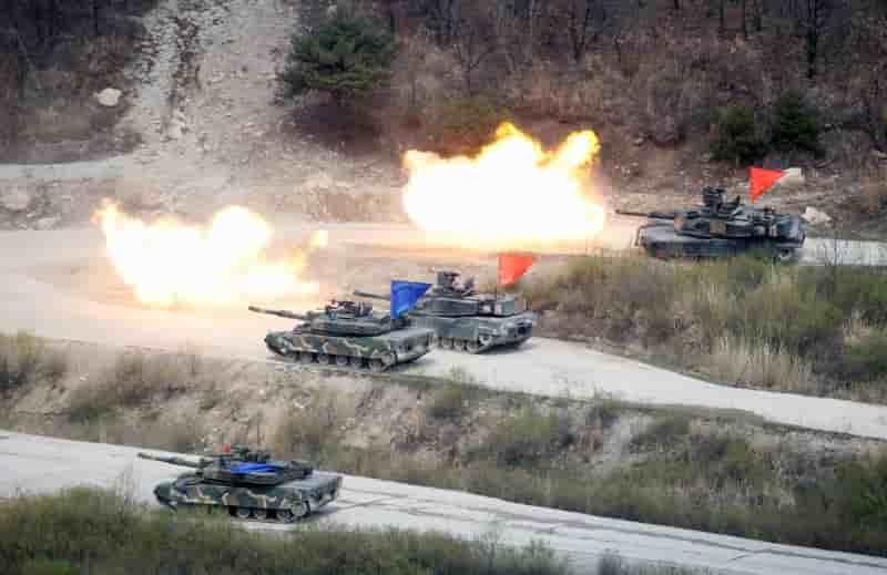 Les exercices militaires americano-coreens devoiles apres les jo