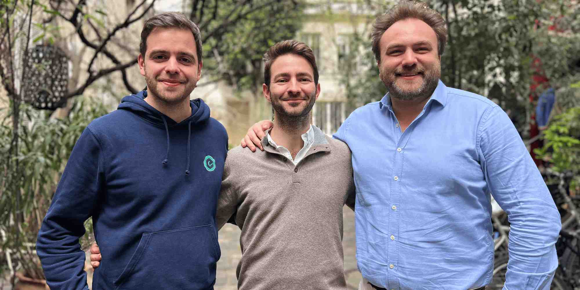 Les co-fondateurs de Roundtable, Simon Ternoir, Julien Fissette et Evan Testa.