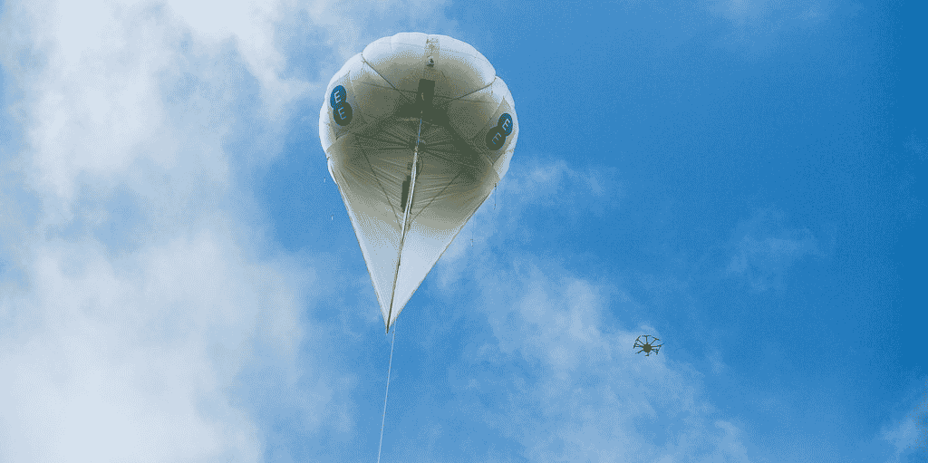 Royaume-Uni : EE lance des drones et des ballons pour diffuser 4G (zones rurales, urgence)