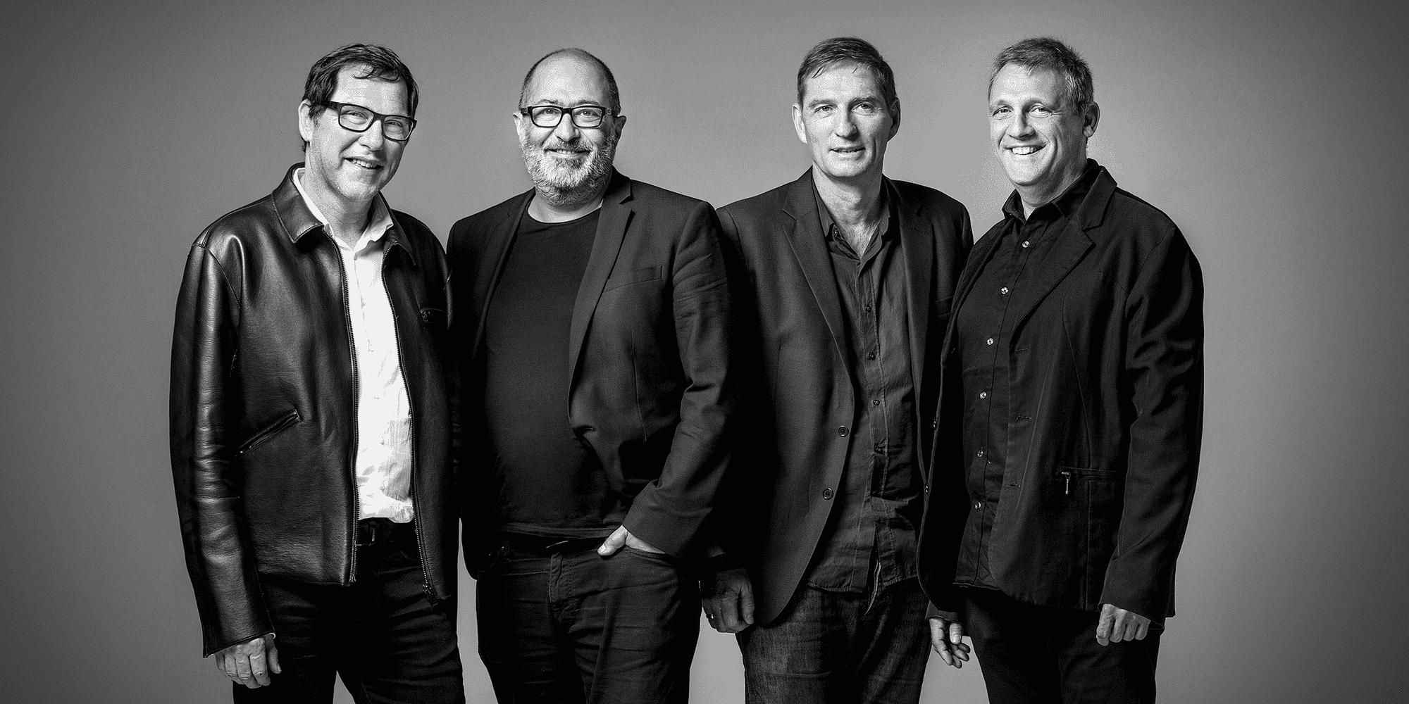 Laurent Portejoie, Paul Marion, Frédéric Neau, Jean-Christophe Masnada, architectes associés au sein de l'Atelier d'architecture King Kong