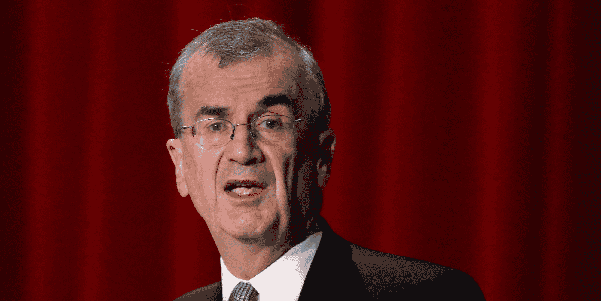 Francois villeroy de galhau lors du forum financier international paris europlace a tokyo
