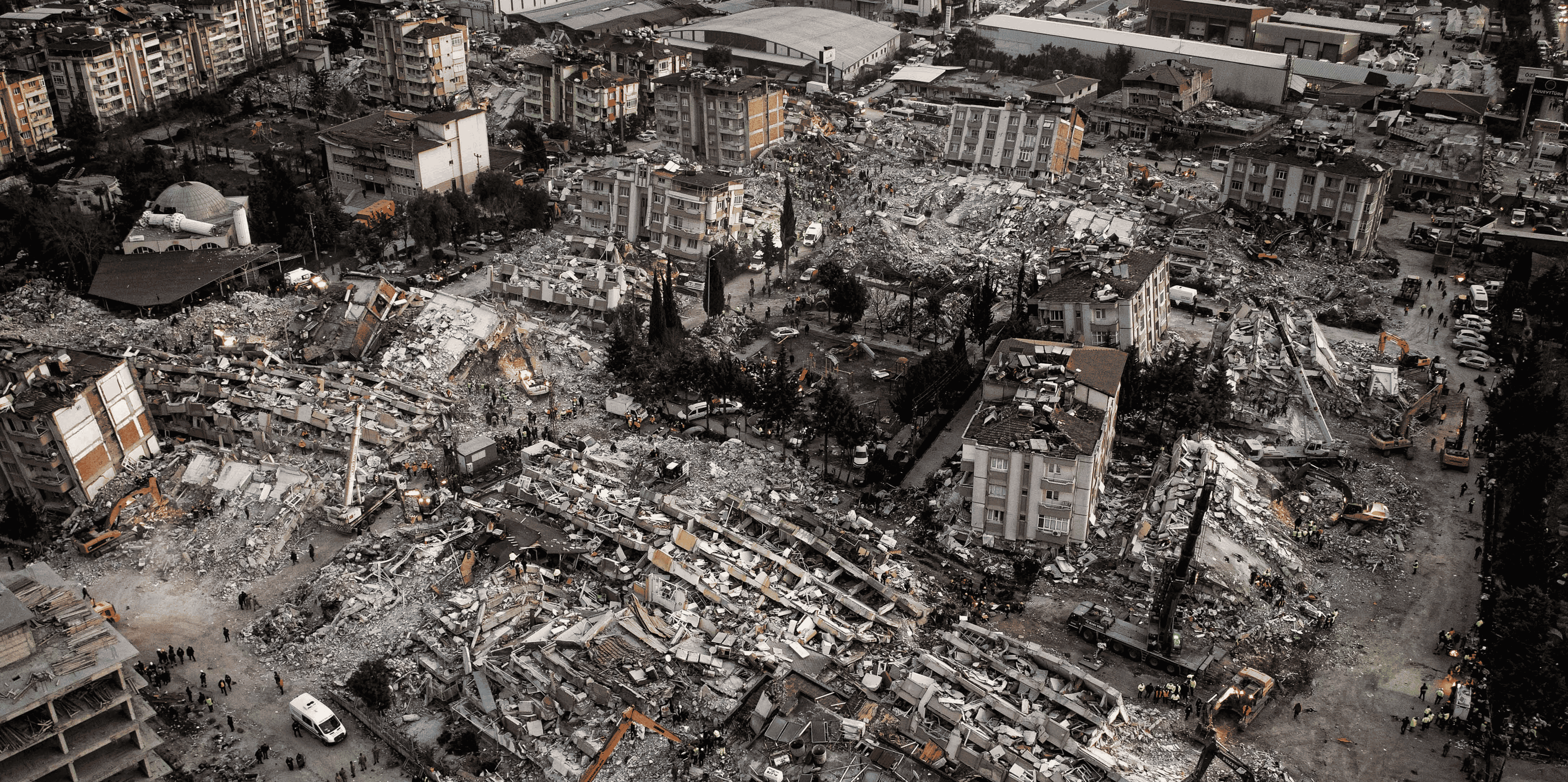 Earthquake aftermath in Turkey