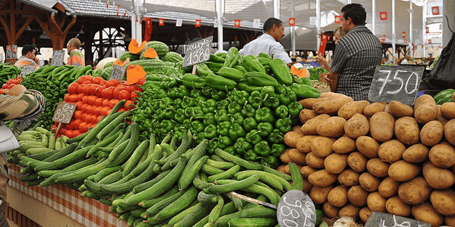 tunisie marché légumes frais