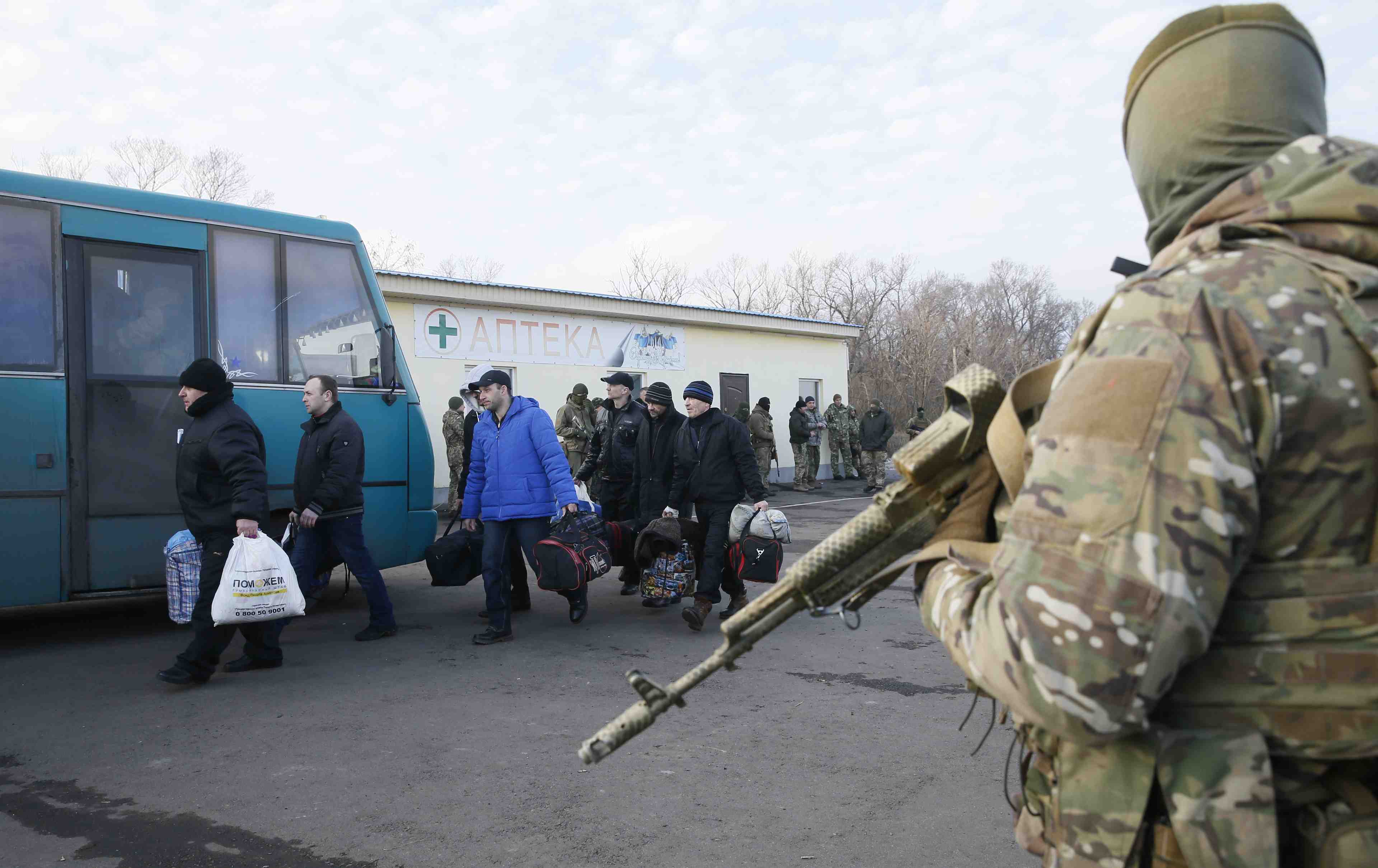 Echange de prisonniers entre kiev et les separatistes pro-russes