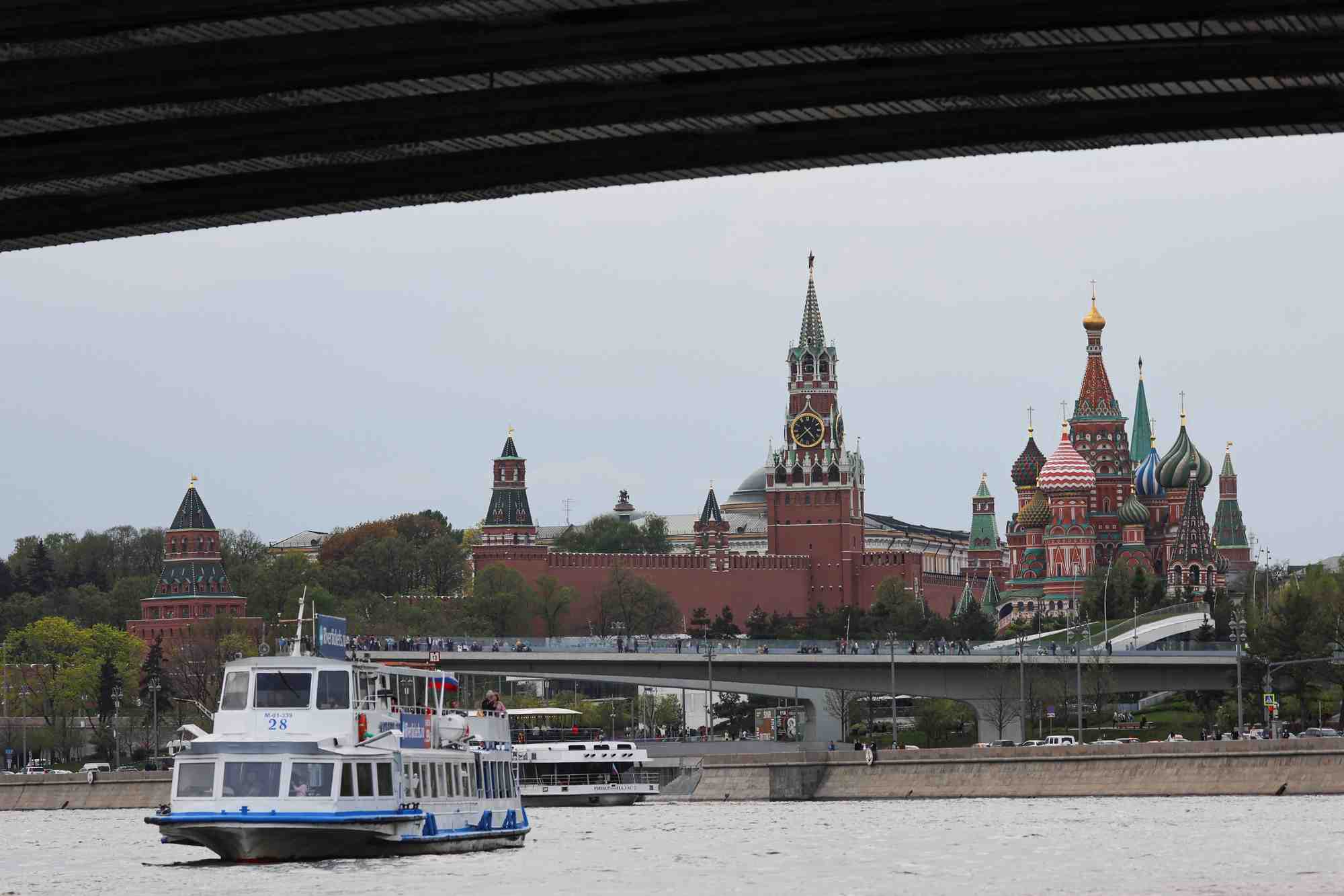 Le kremlin a moscou, en russie