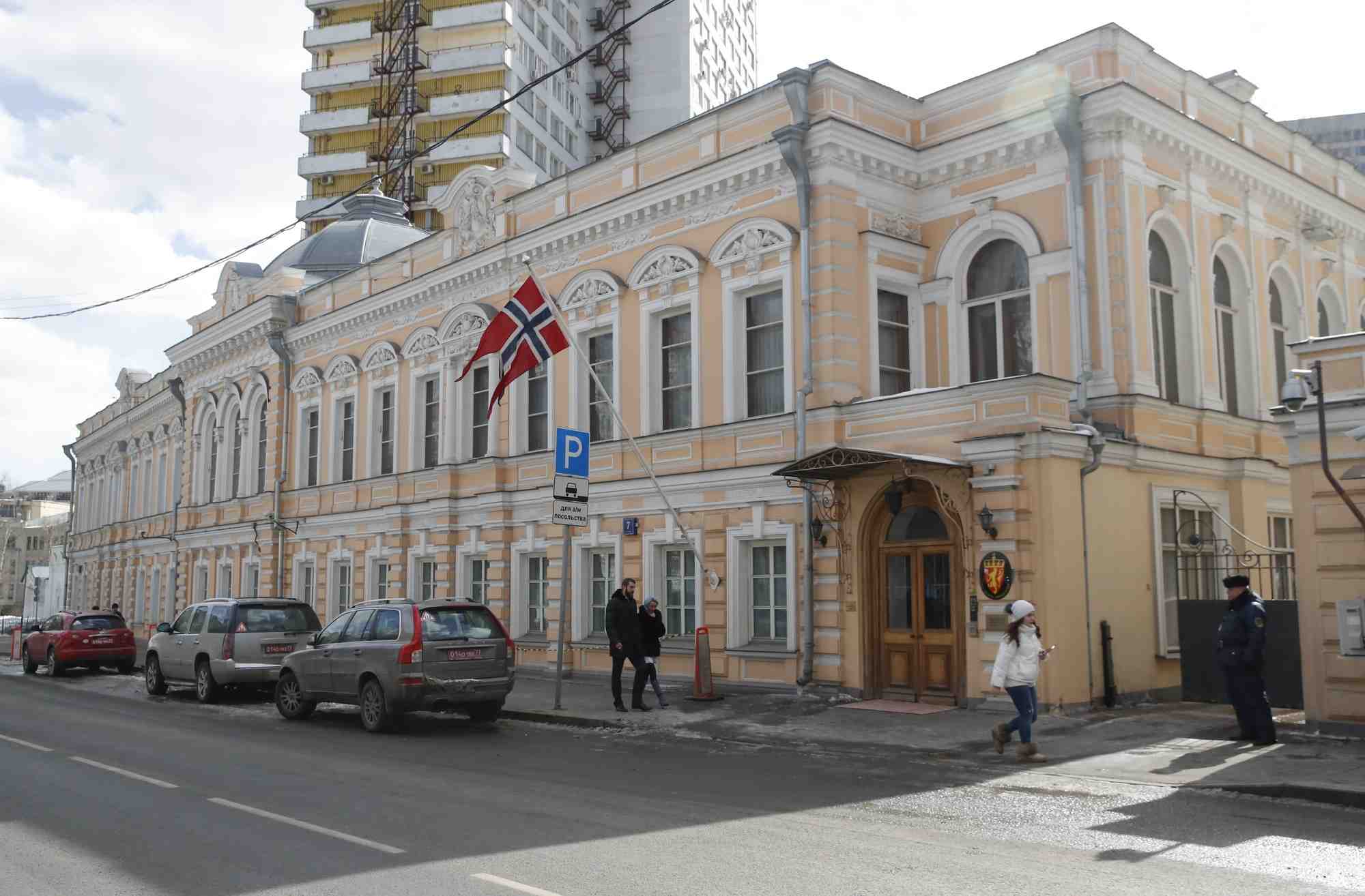 Photo d'archives de l'ambassade de norvege a moscou