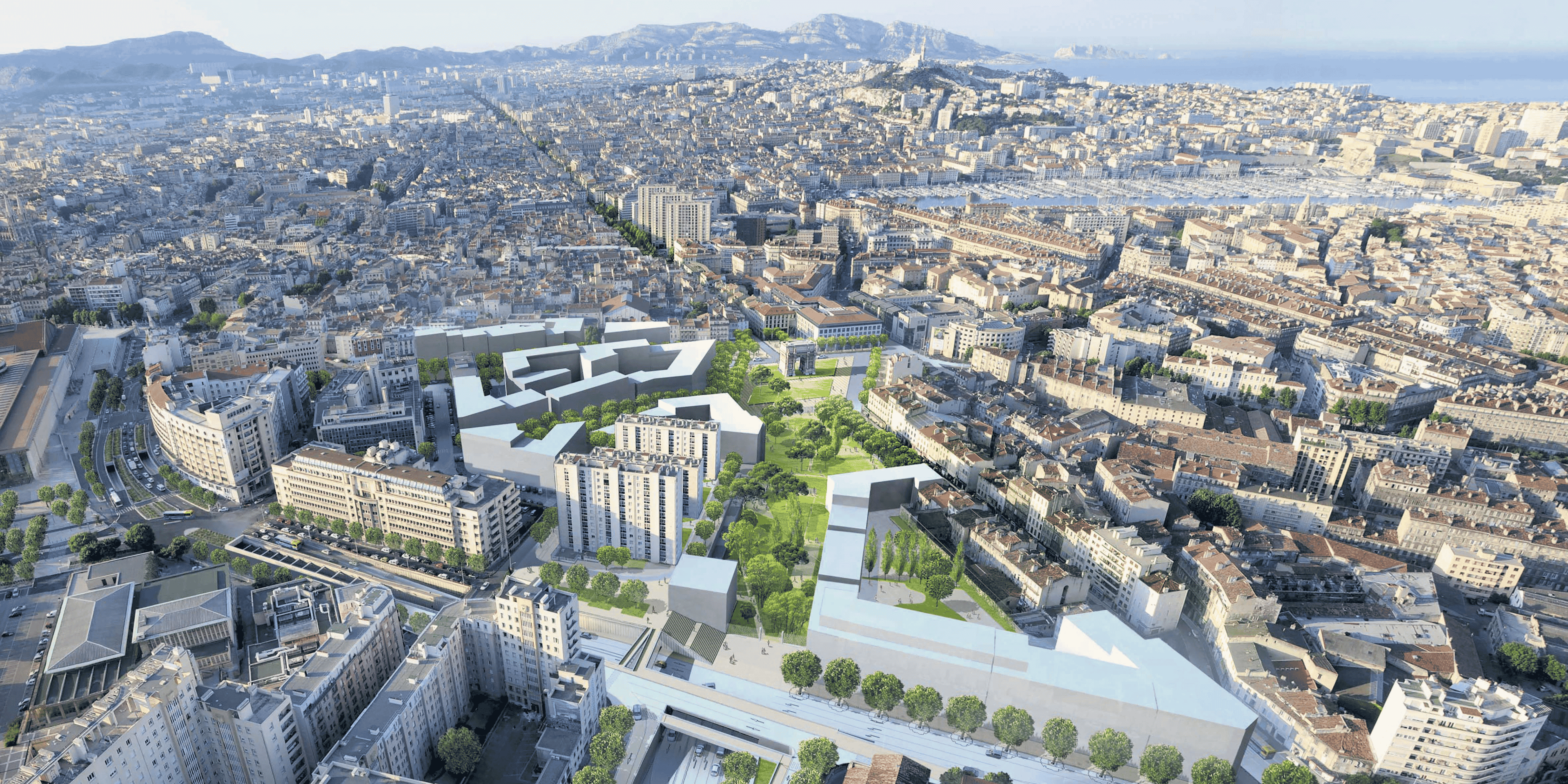 Marseille, Gare Saint-Charles, rénovation urbaine,