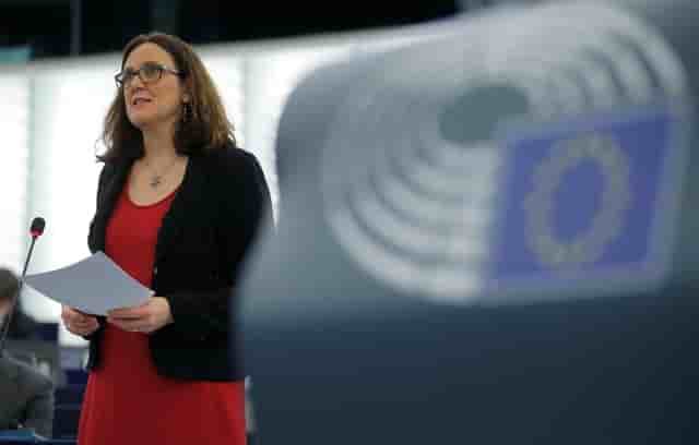 Malmstrom rencontrera ross et lighthizer mercredi a paris