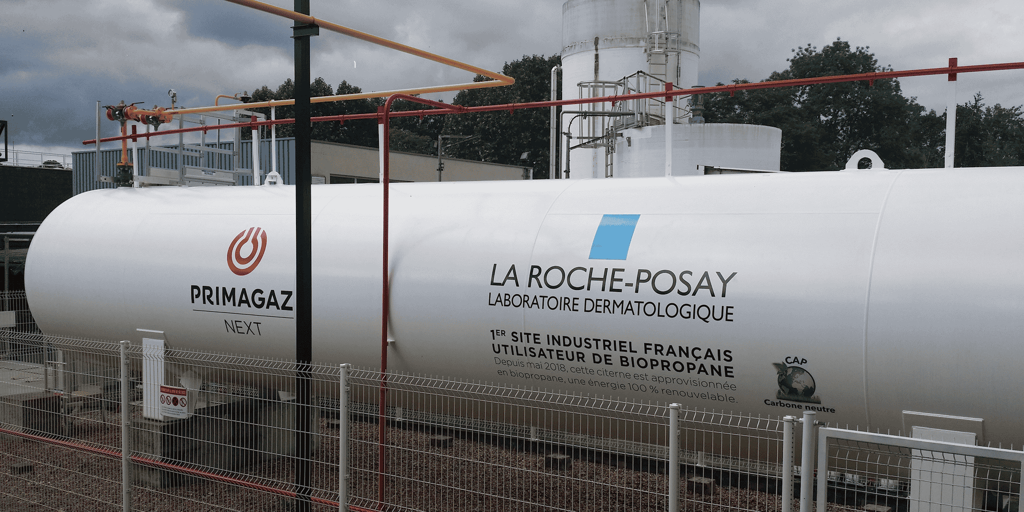 Le laboratoire de Roche-Posay a opté pour le biopropane dans le cadre de son plan neutralité carbone.