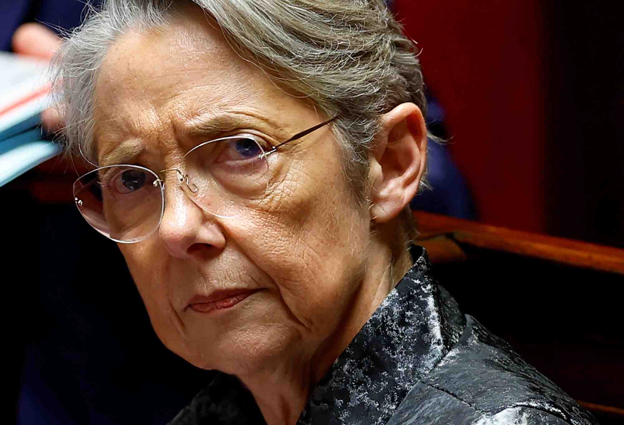La premiere ministre elisabeth borne a l'assemblee nationale