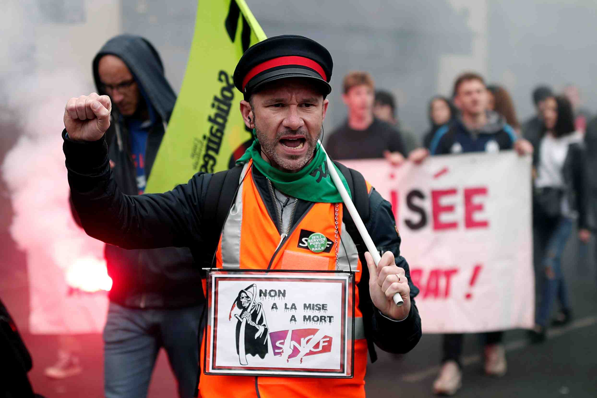Les cheminots massivement opposes a la reforme, selon les syndicats