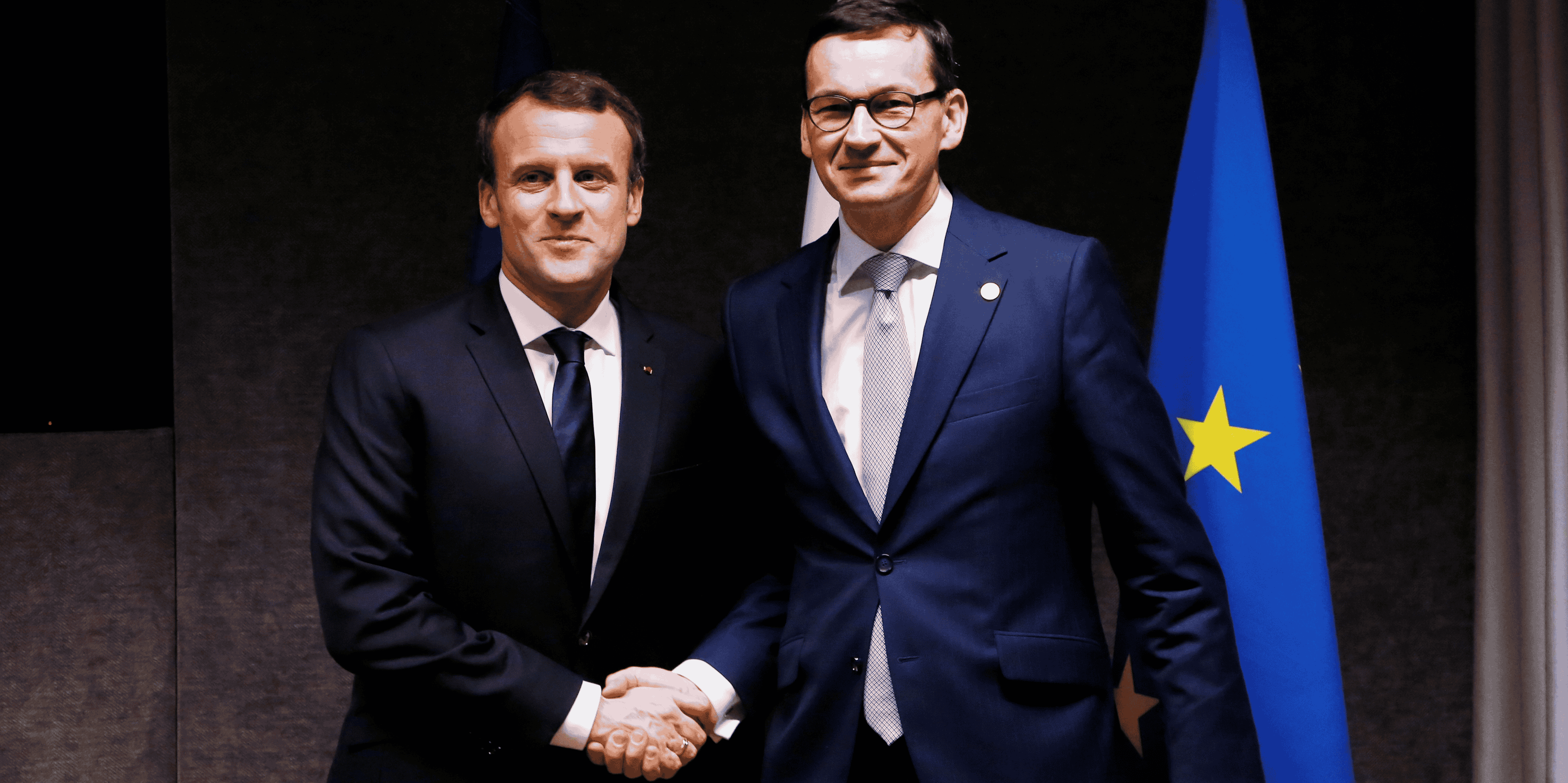 Macron, Mateusz Morawiecki, Premier ministre, Pologne