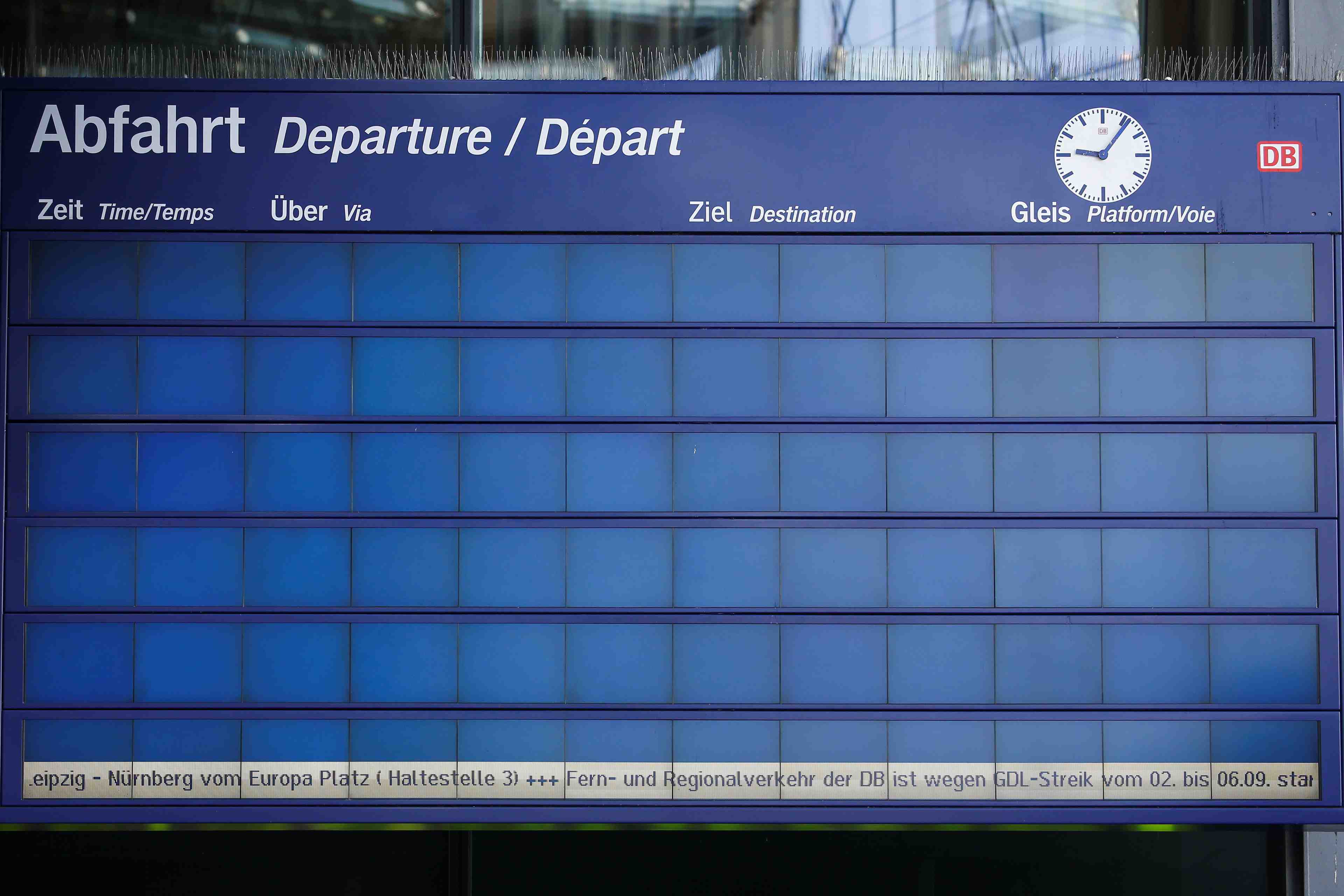 Allemagne: deutsche bahn tente d'eviter une nouvelle greve des cheminots