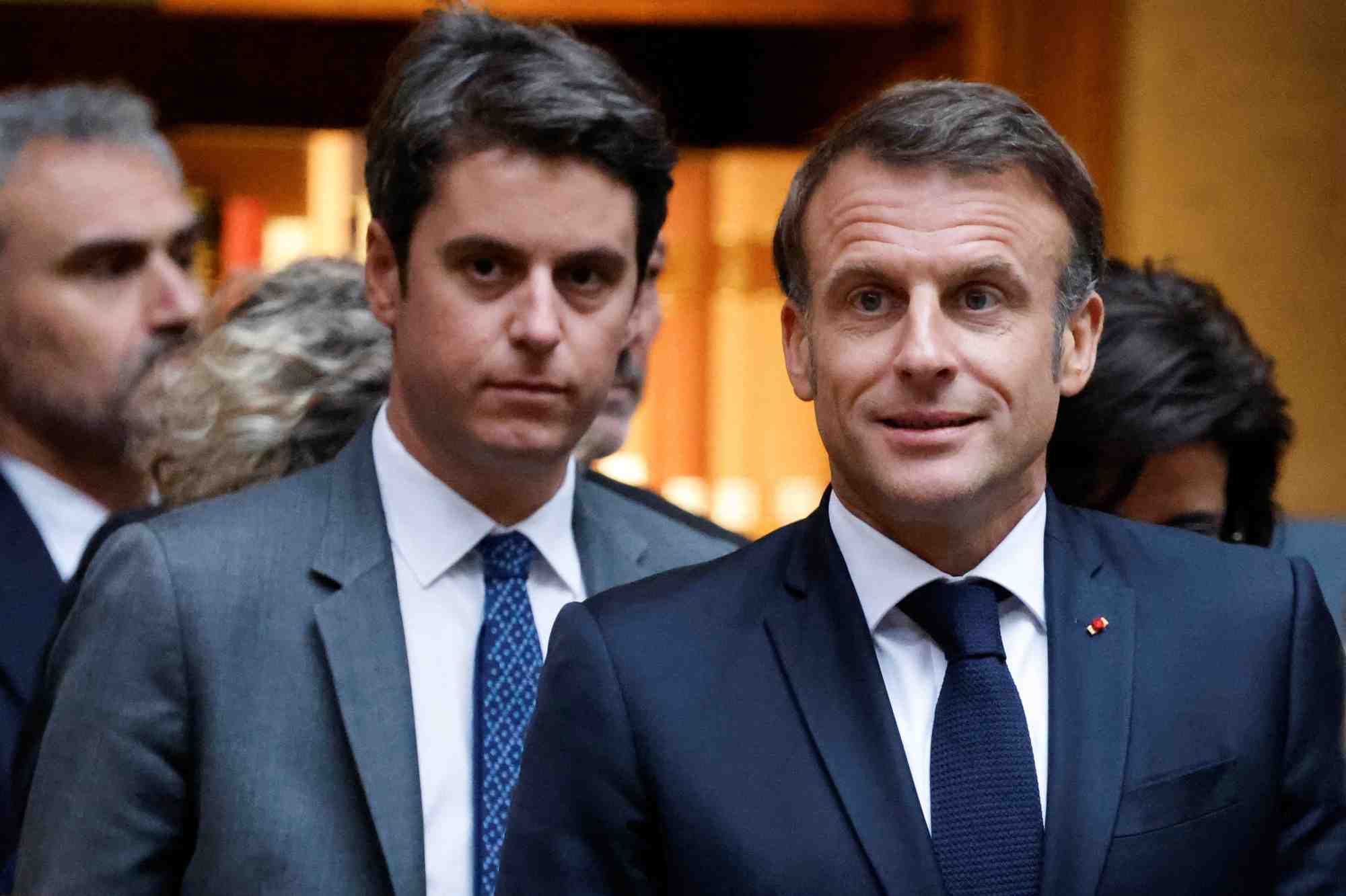 Le president francais macron assiste a un hommage national a maryse conde a paris