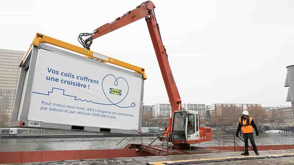 IKEA veut atteindre les 30 % d’émissions de CO2 en moins d’ici à la fin de la décennie.