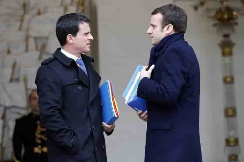 Valls tance macron