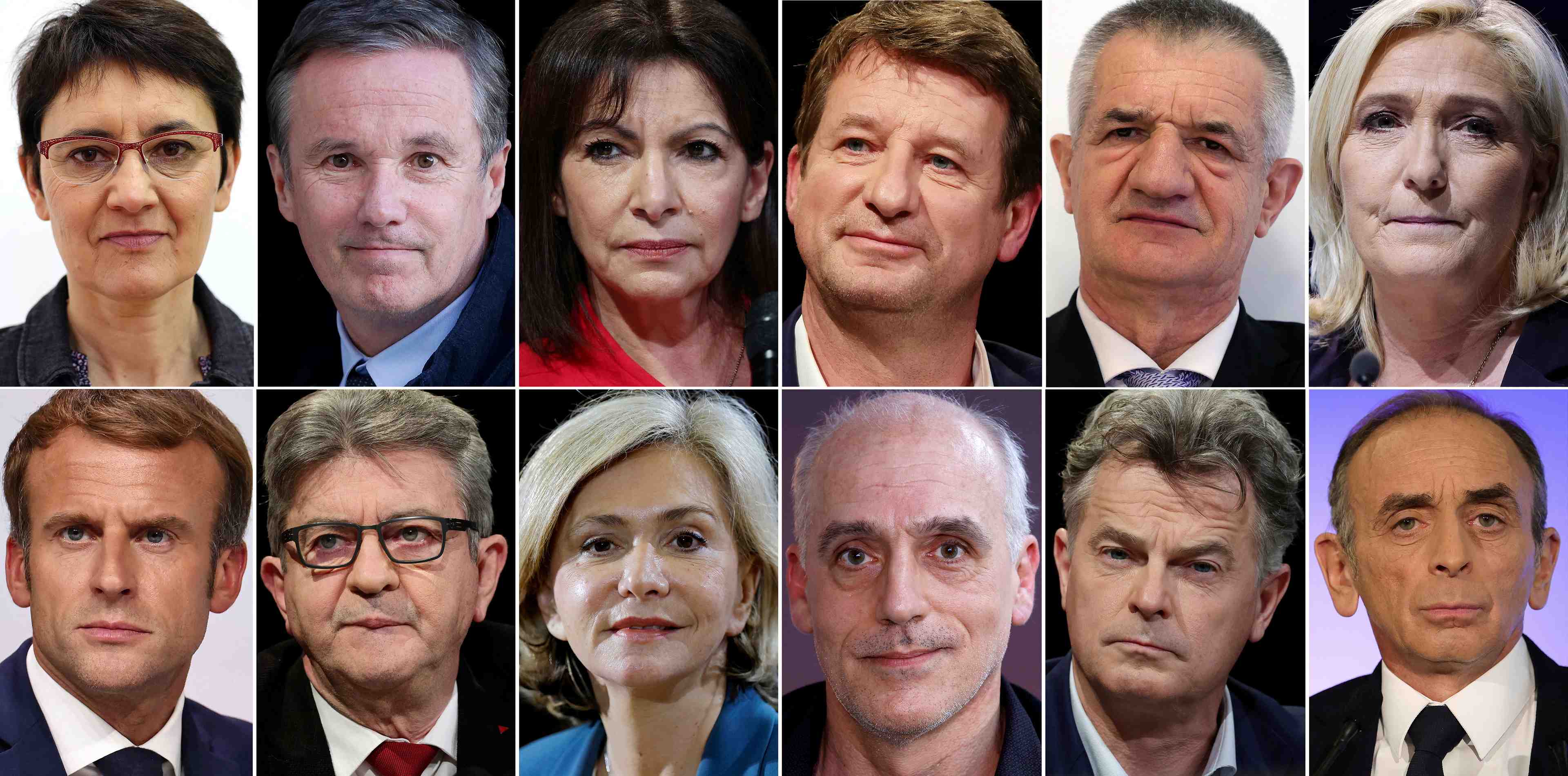 Douze candidats en lice pour la presidentielle