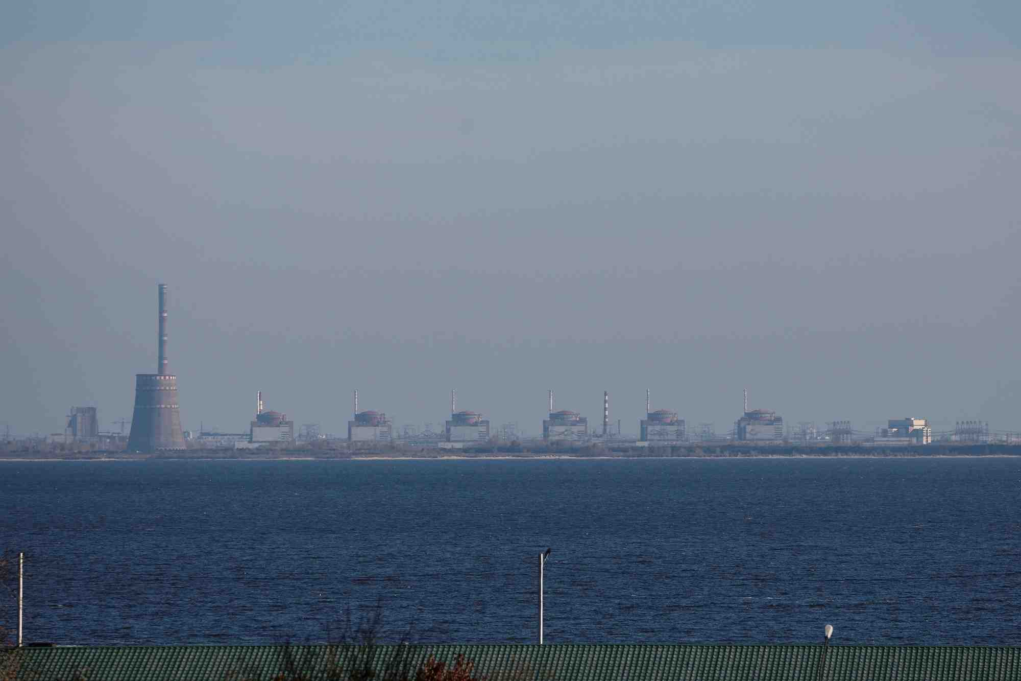 Photo d'archives de la centrale nucleaire de zaporijjia en ukraine