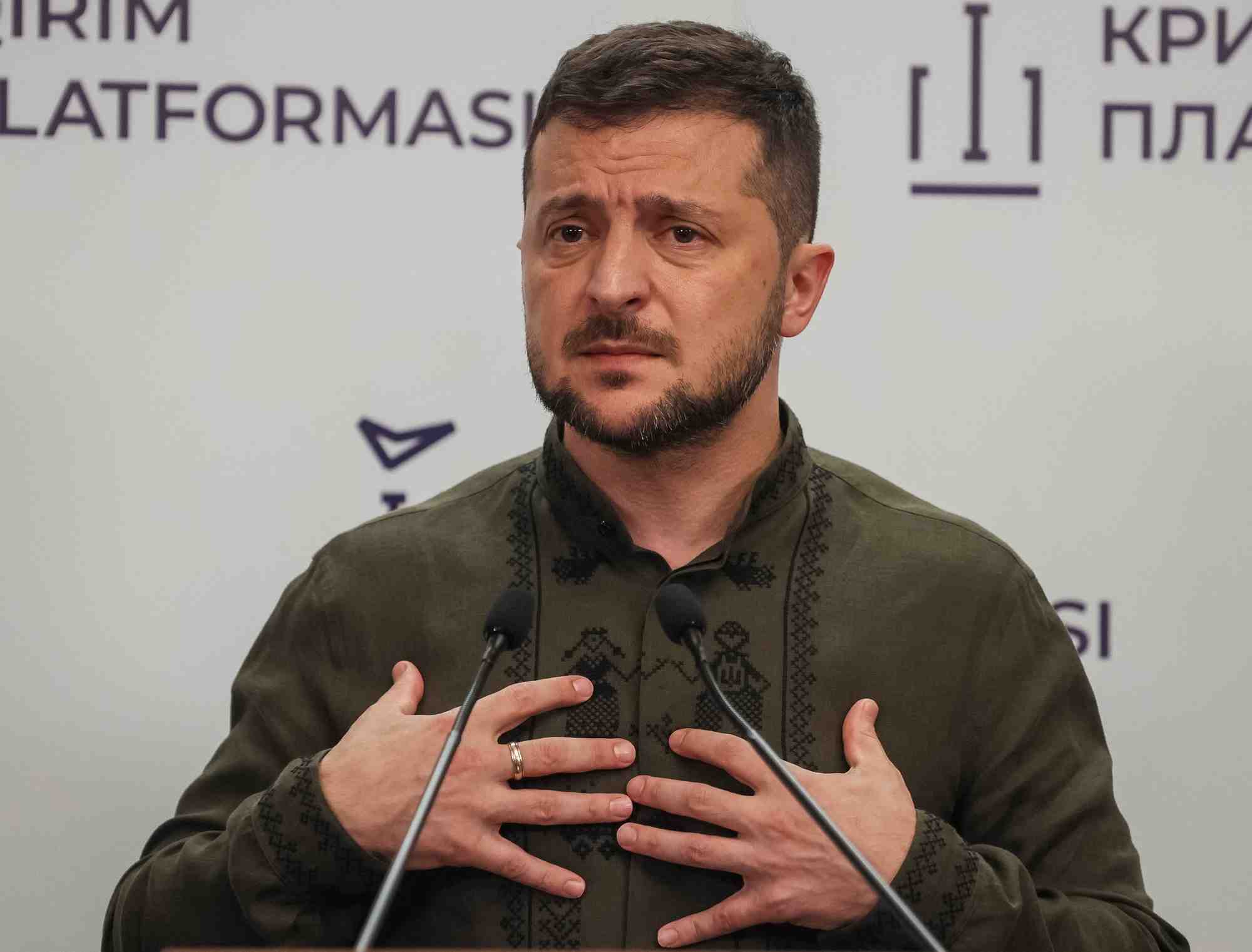 L'ukraine reprendra la crimee quand elle le decidera, dit zelensky