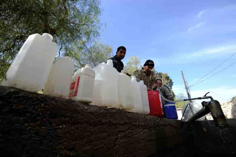 L'approvisionnement en eau de damas a nouveau menace