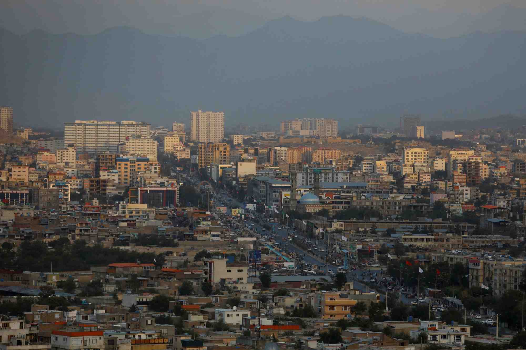 Une vue generale de la ville de kaboul