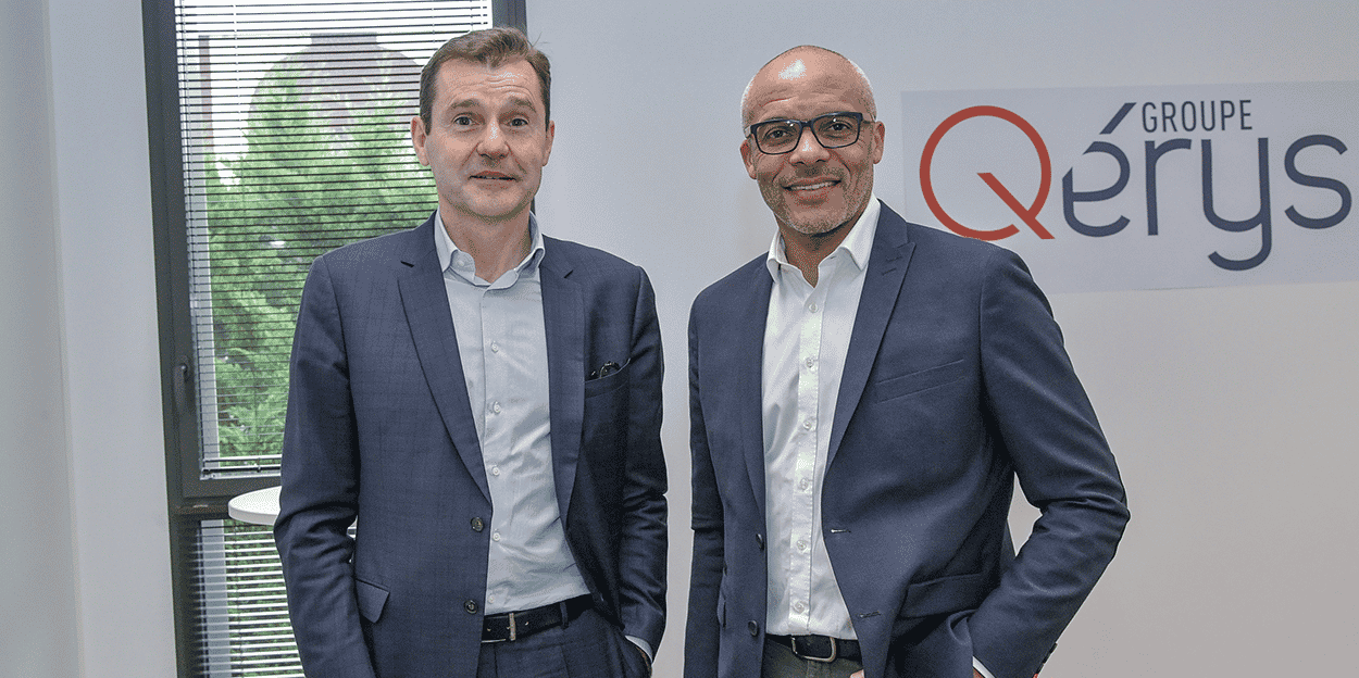 Jérôme Tesseire et Marc Hippomène, respectivement président et directeur général du groupe Qérys