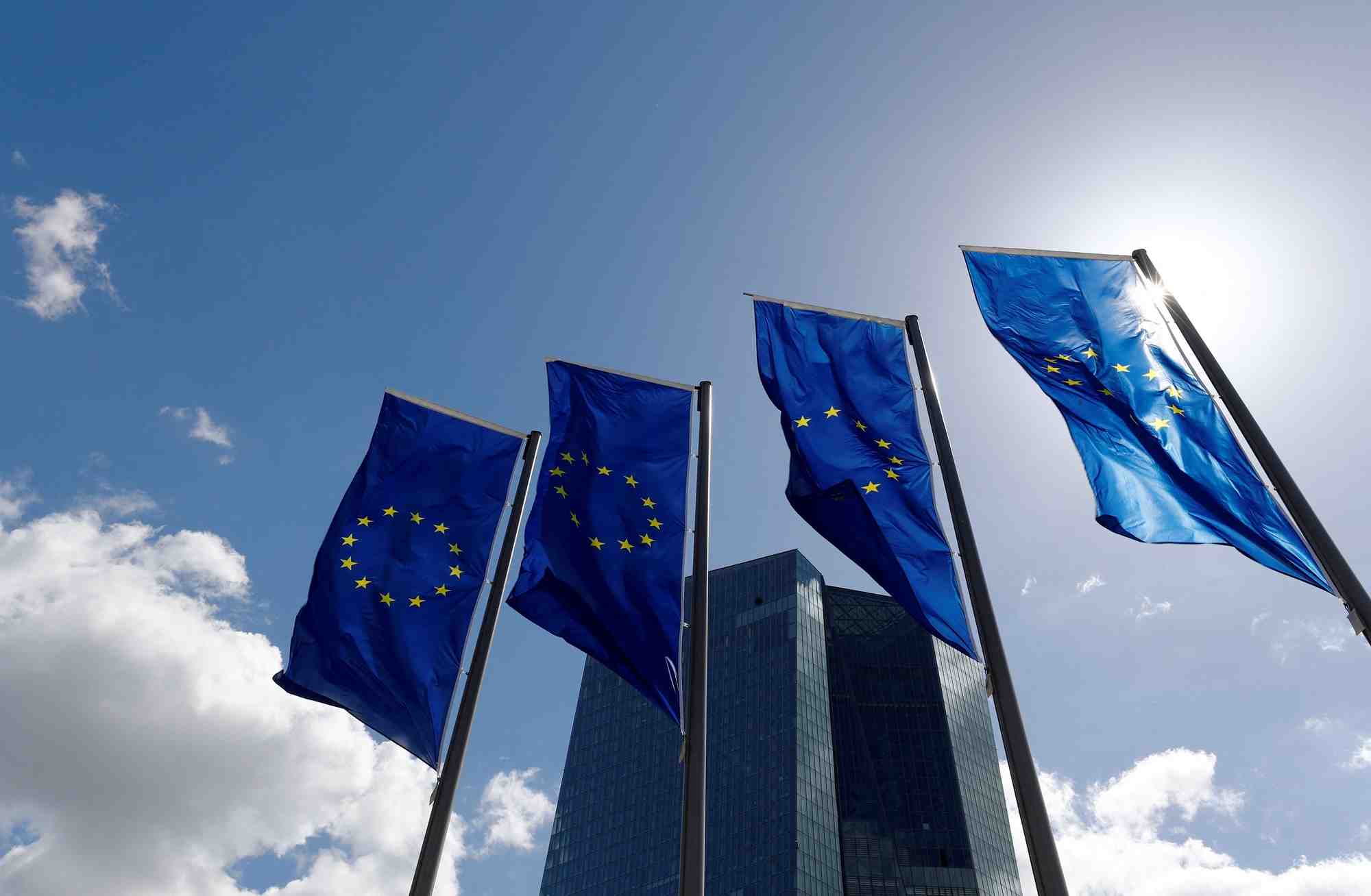 Le siege de la banque centrale europeenne a francfort