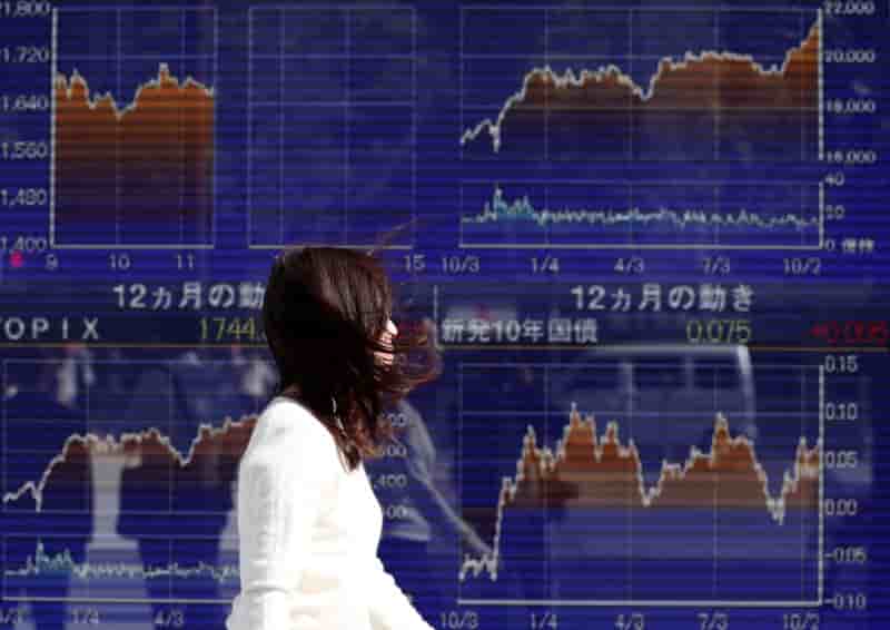 La bourse de tokyo a fini en hausse de 0,38%