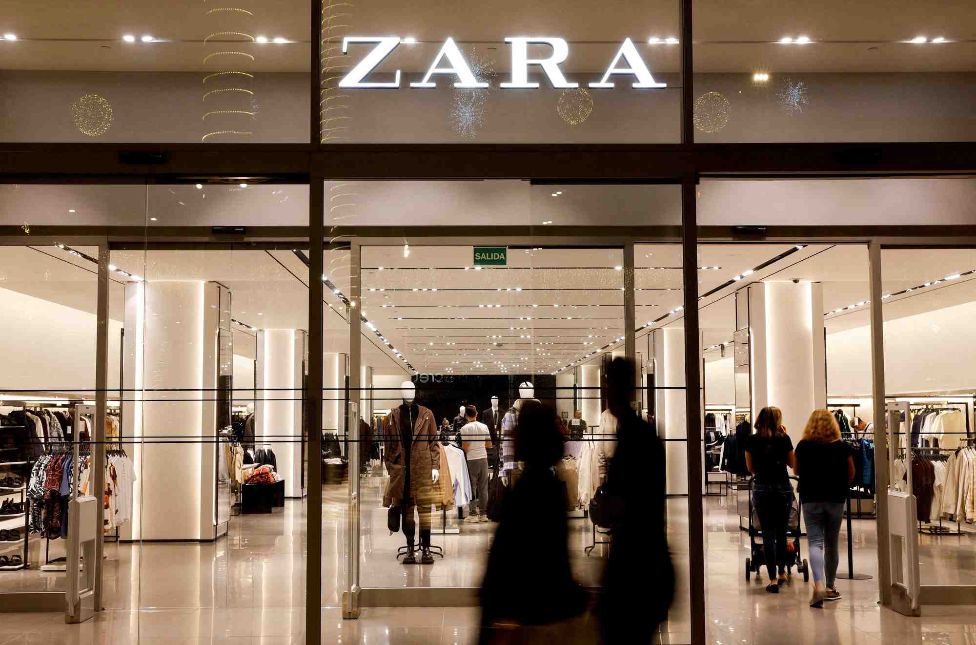 Un magasin zara, en espagne