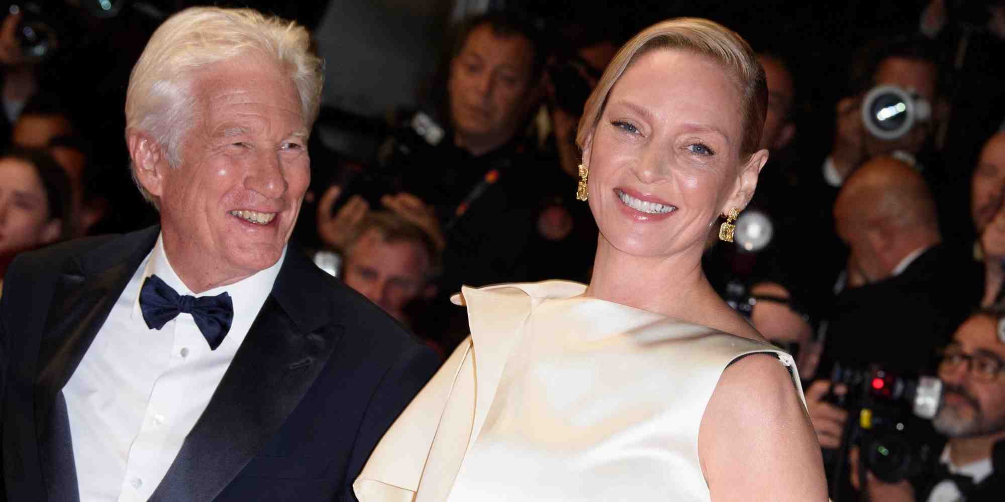Richard Gere et Uma Thurman le 17 mai, lors du dernier Festival de Cannes.