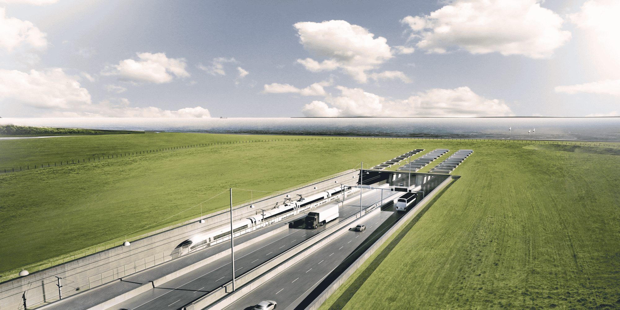 Illustration / Femernbelt, le plus long tunnel ferroviaire et routier immergé au monde, doit relier le Danemark à l'Allemagne