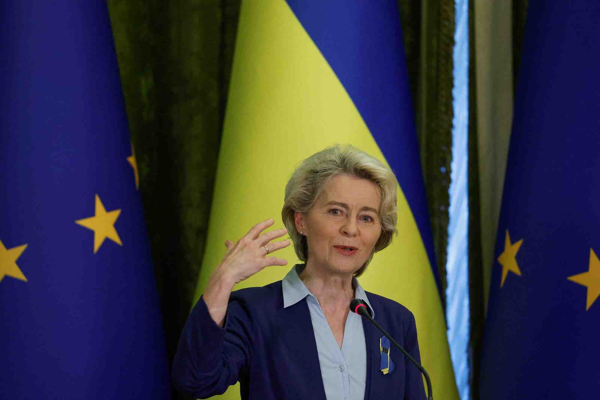 Von der leyen promet a kyiv une reponse sur l'ue d'ici une semaine