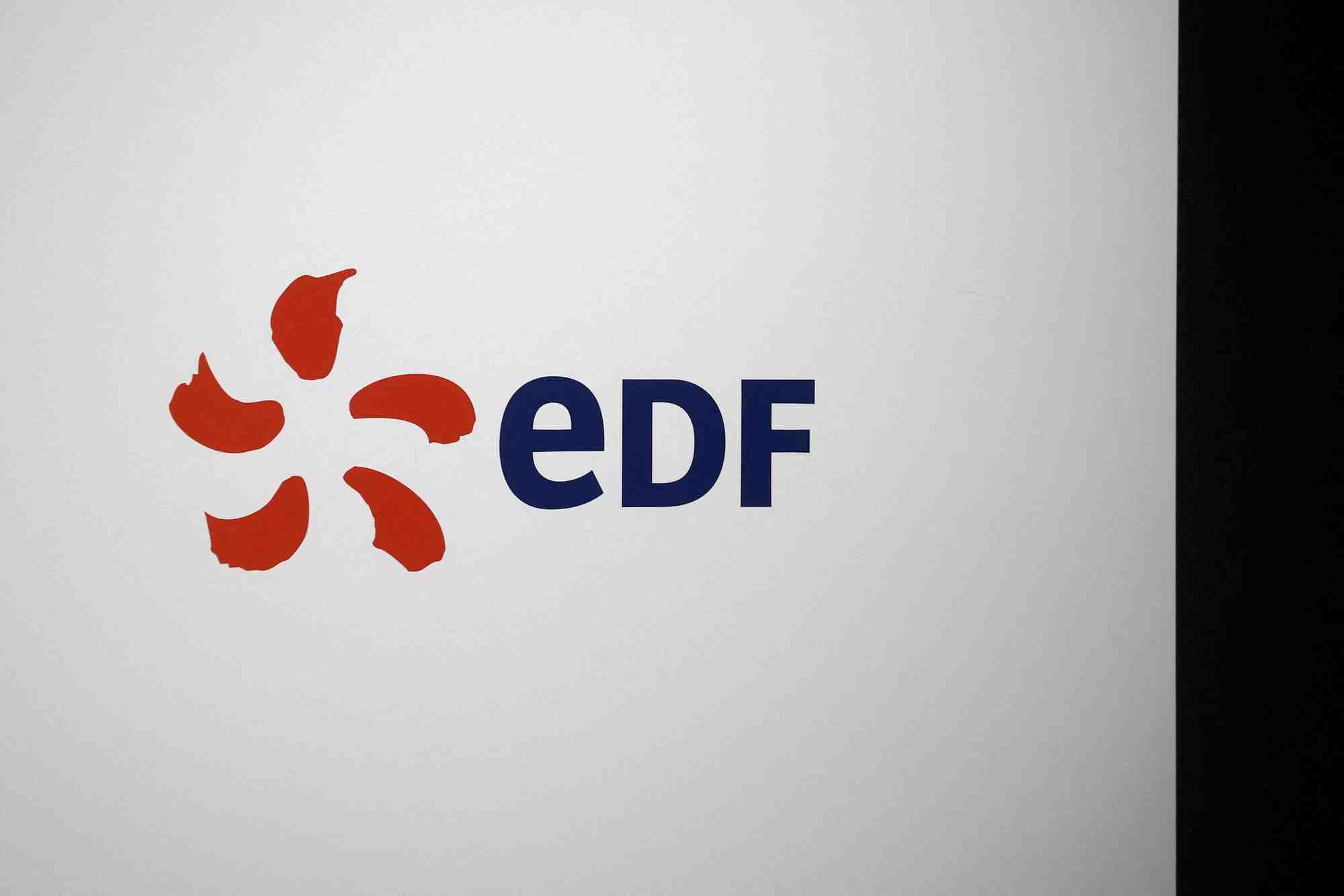 Le logo du groupe public francais edf