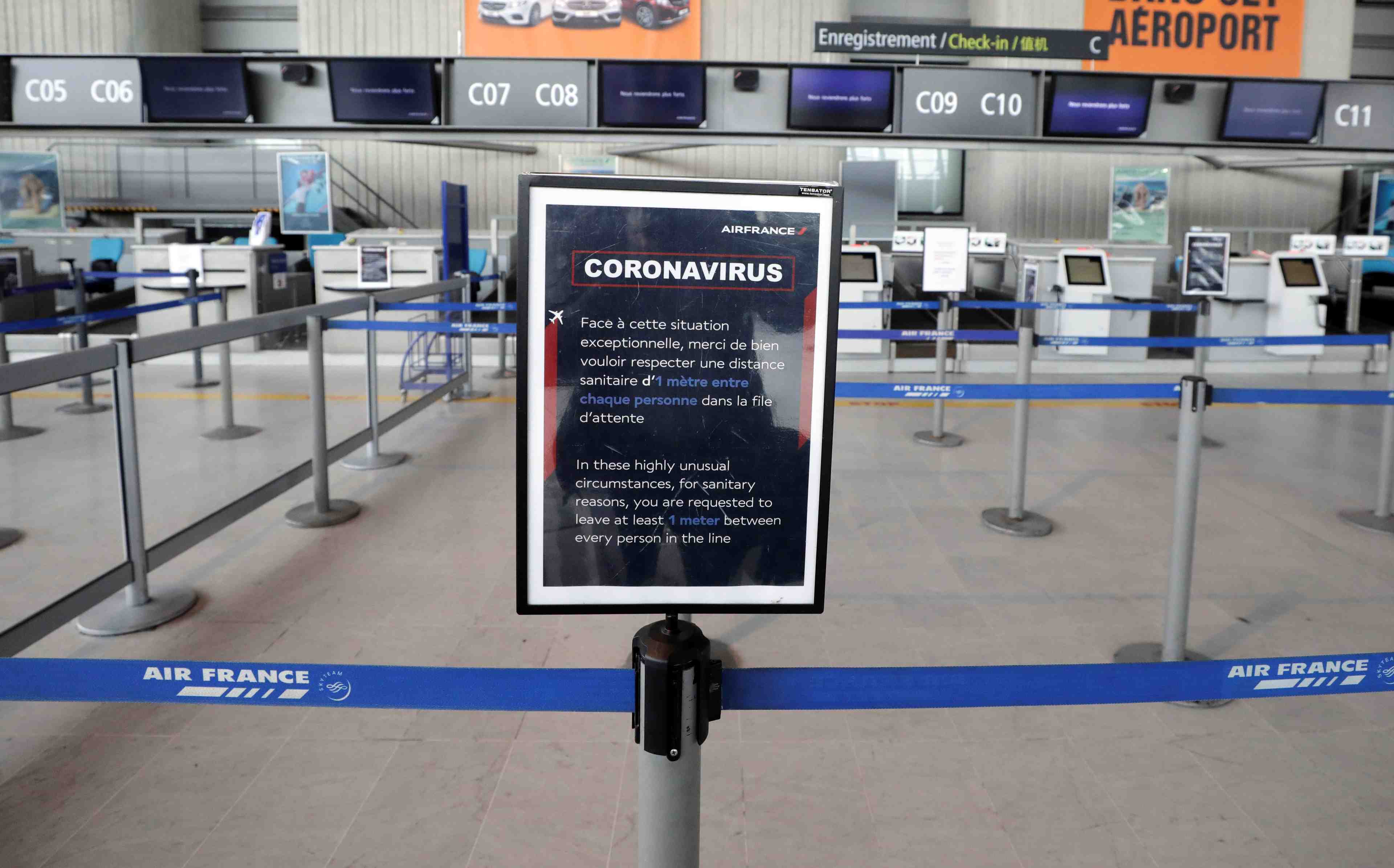 France: pas de quarantaine pour les voyageurs arrivant de l'espace schengen