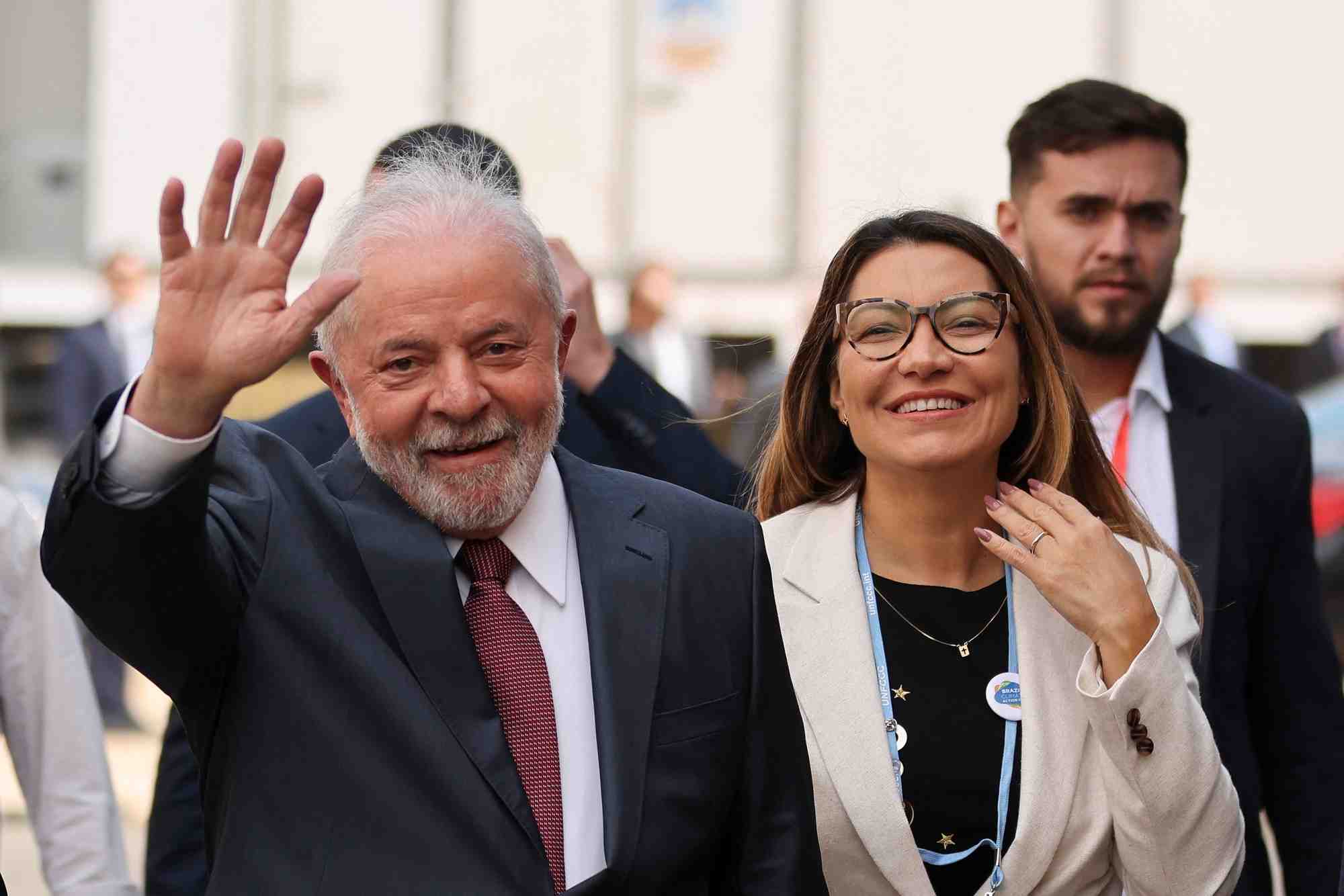 Le president elu du bresil, luiz inacio lula da silva, participe au 27eme sommet sur le climat de l'onu