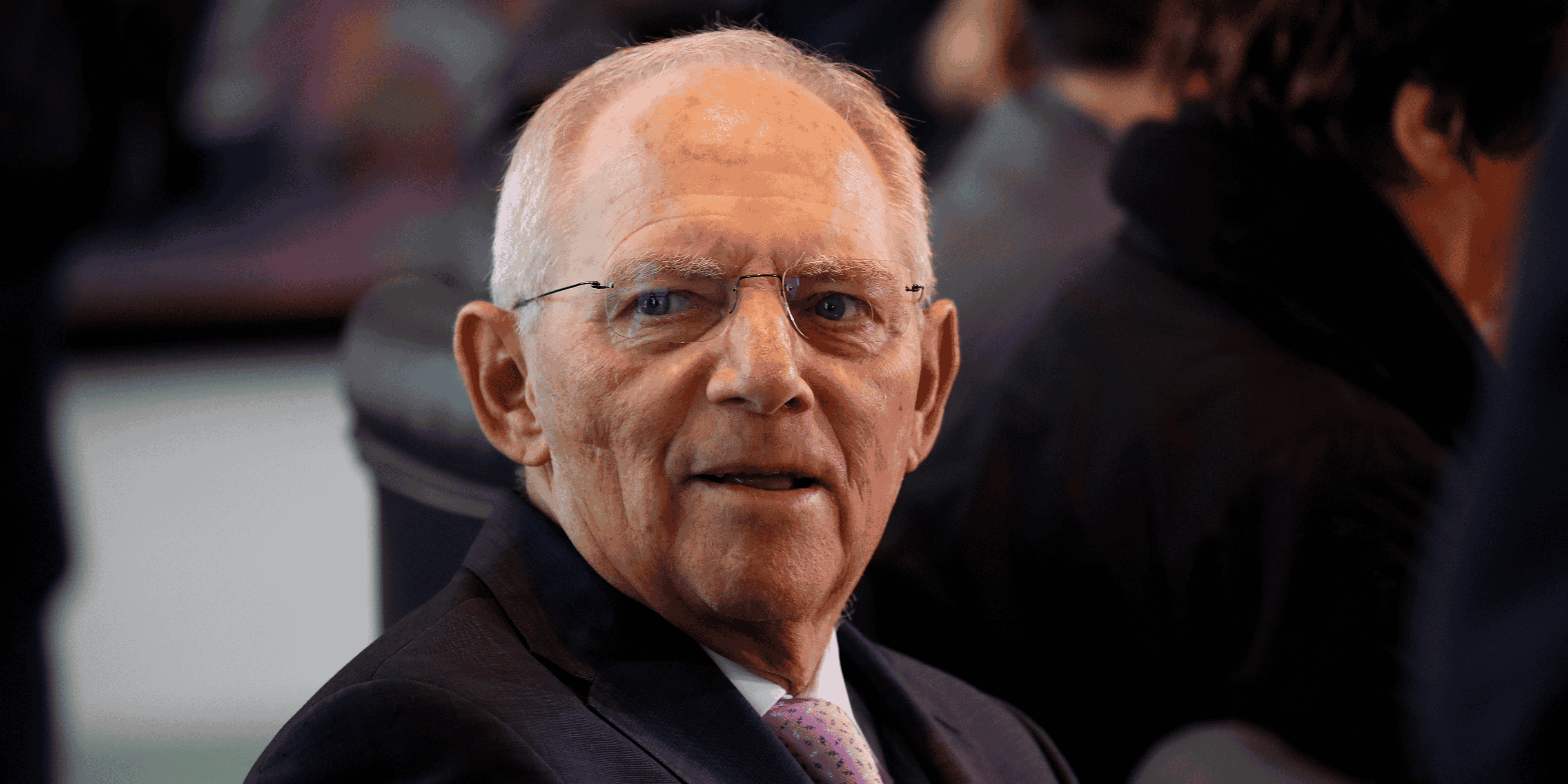L'ancien ministre des finances allemand wolfgang schauble