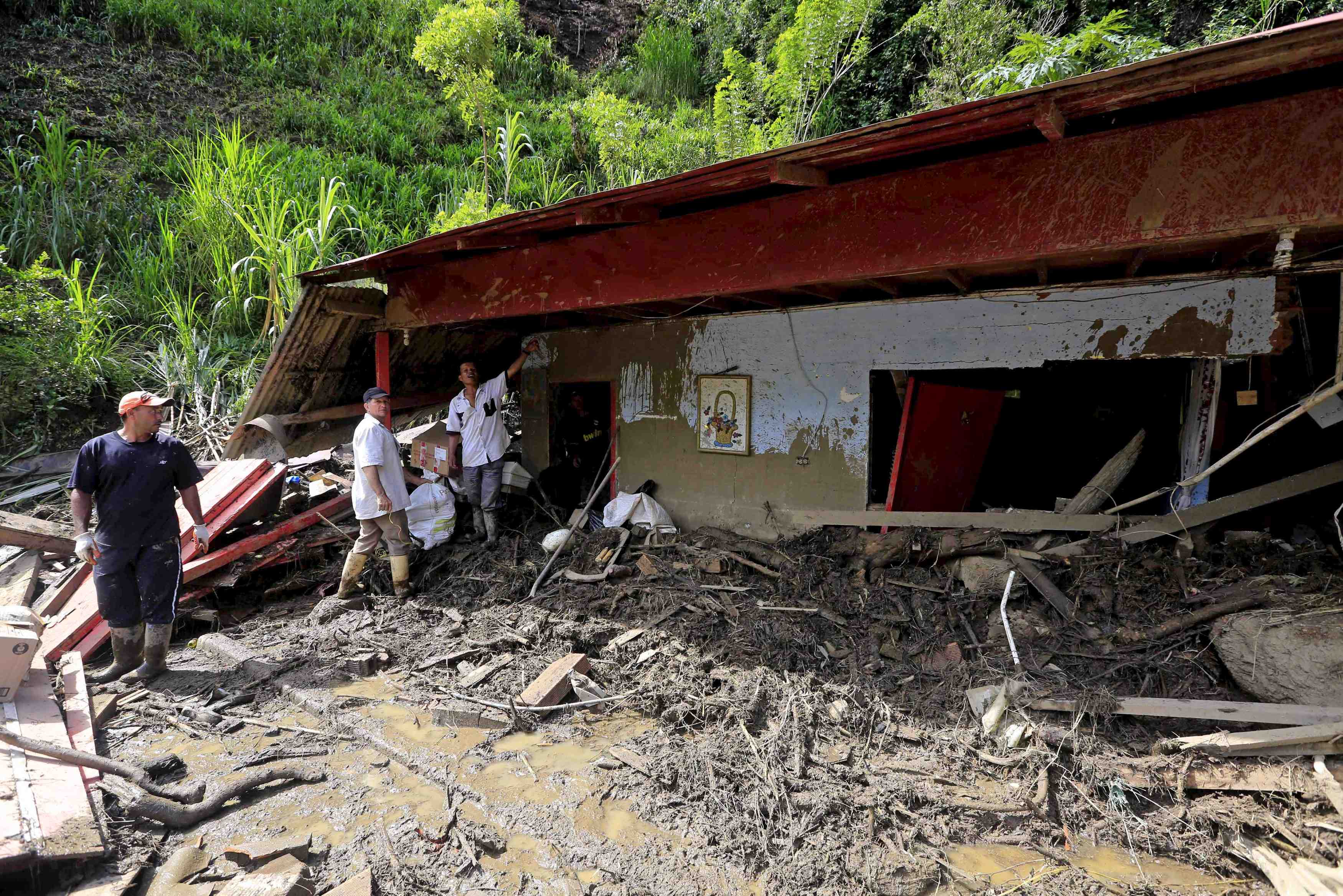 Glissement de terrain meurtrier en colombie