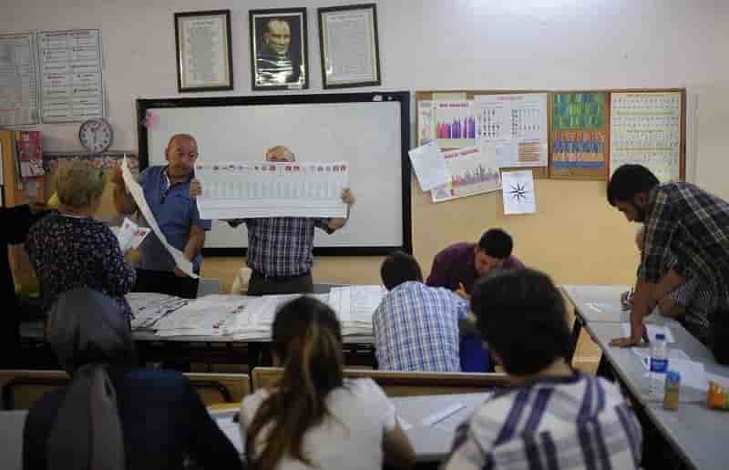 L'akp au pouvoir en turquie a remporte 258 sieges lors des legislatives