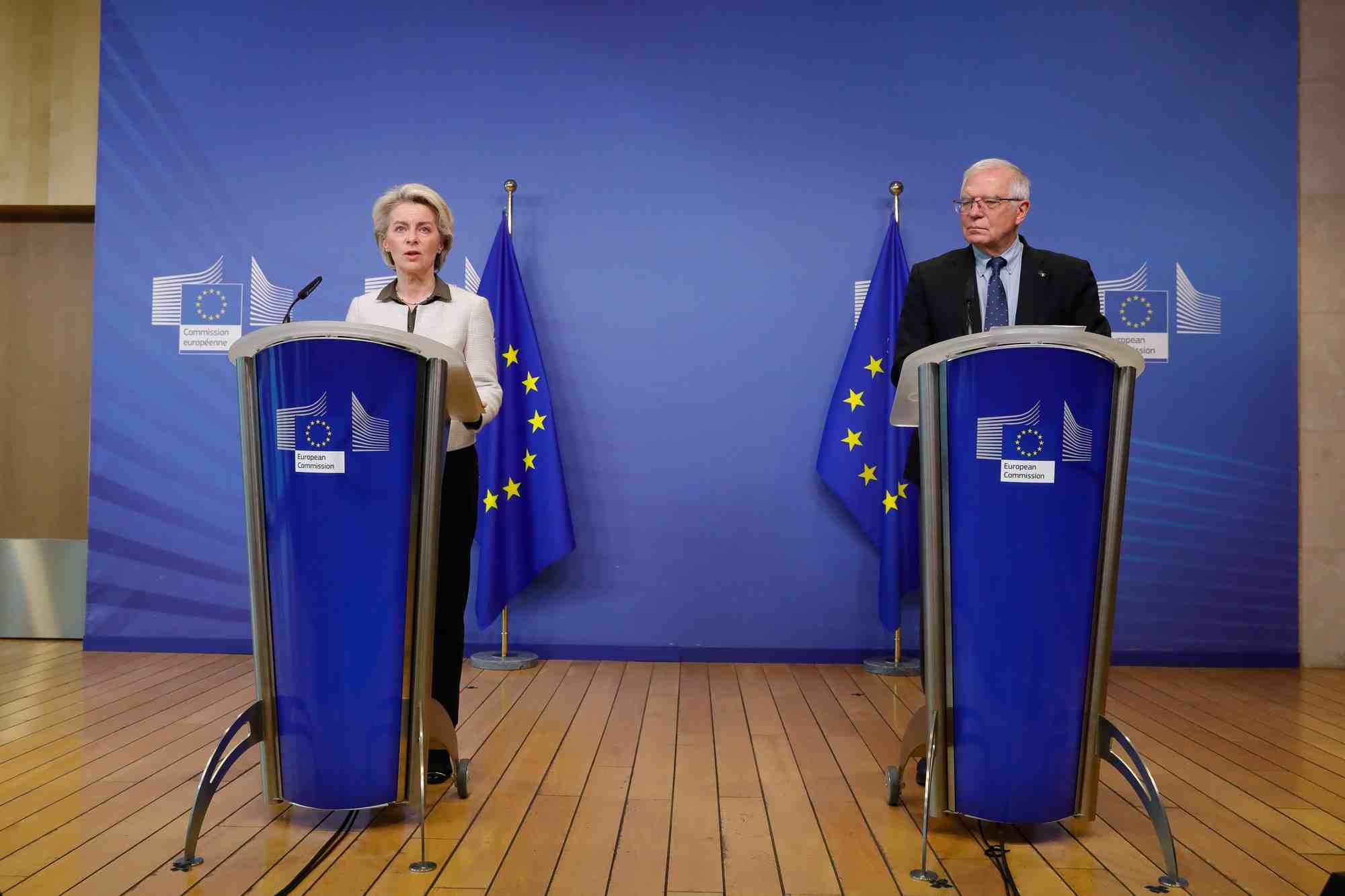 Von der leyen et borrell a kyiv cette semaine pour rencontre zelensky, annonce un porte-parole de l'ue