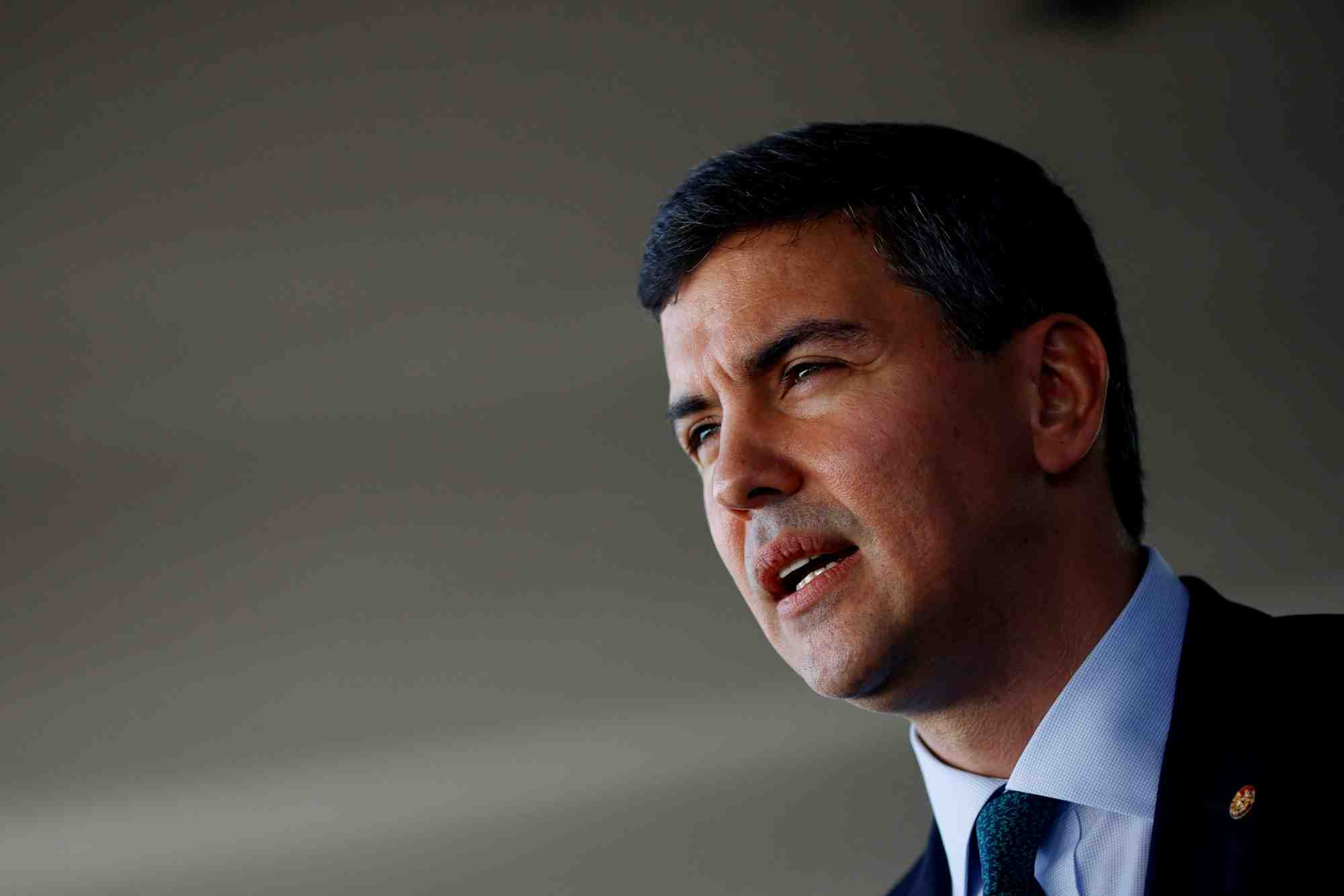Le president paraguayen santiago pena
