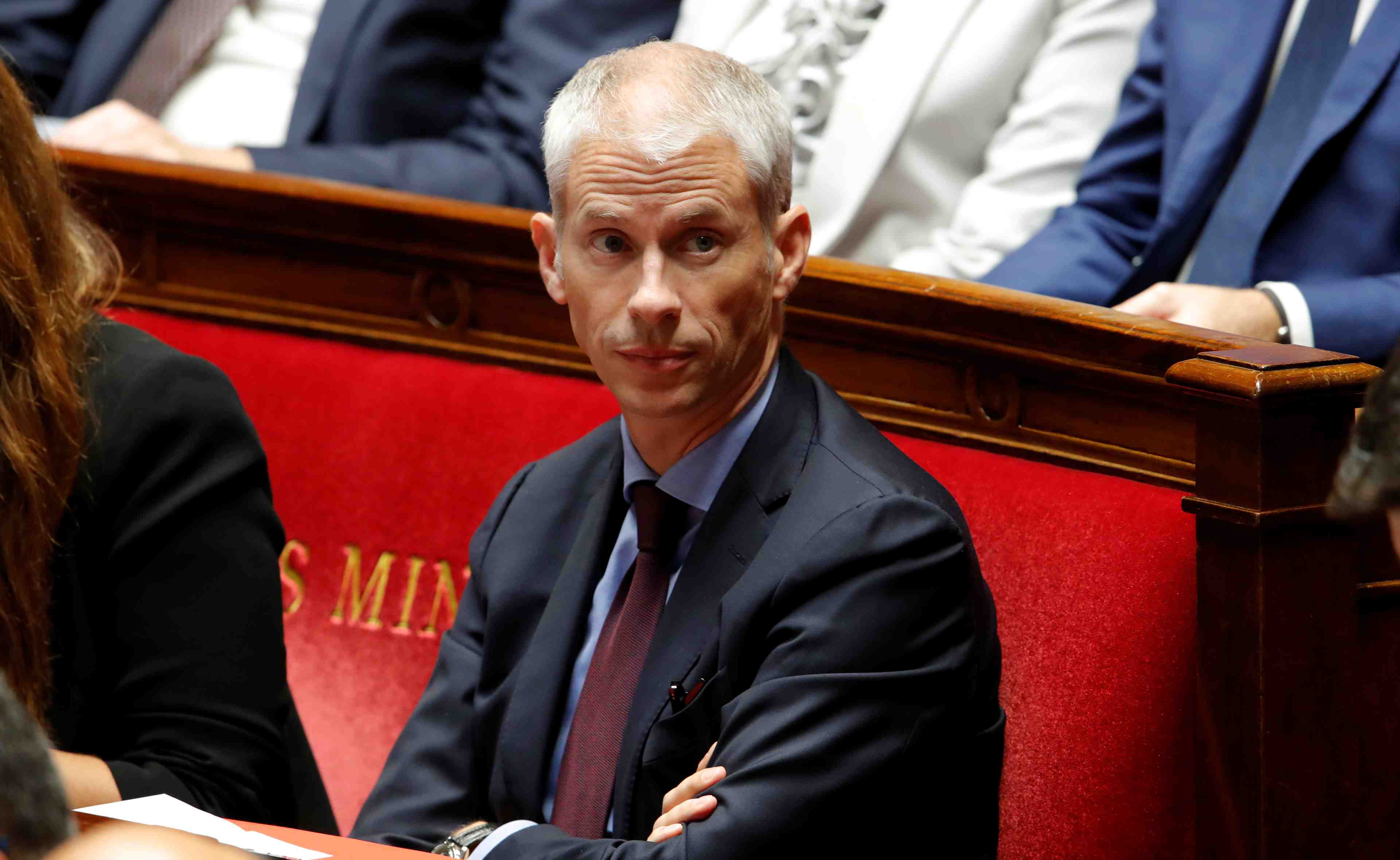Le ministre francais de la culture, franck riester, contamine par le coronavirus
