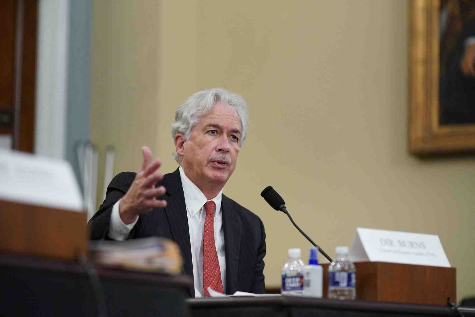 Photo d'archives du directeur de la cia, william burns, lors d'une audience de la commission du renseignement de la chambre des representants a washington