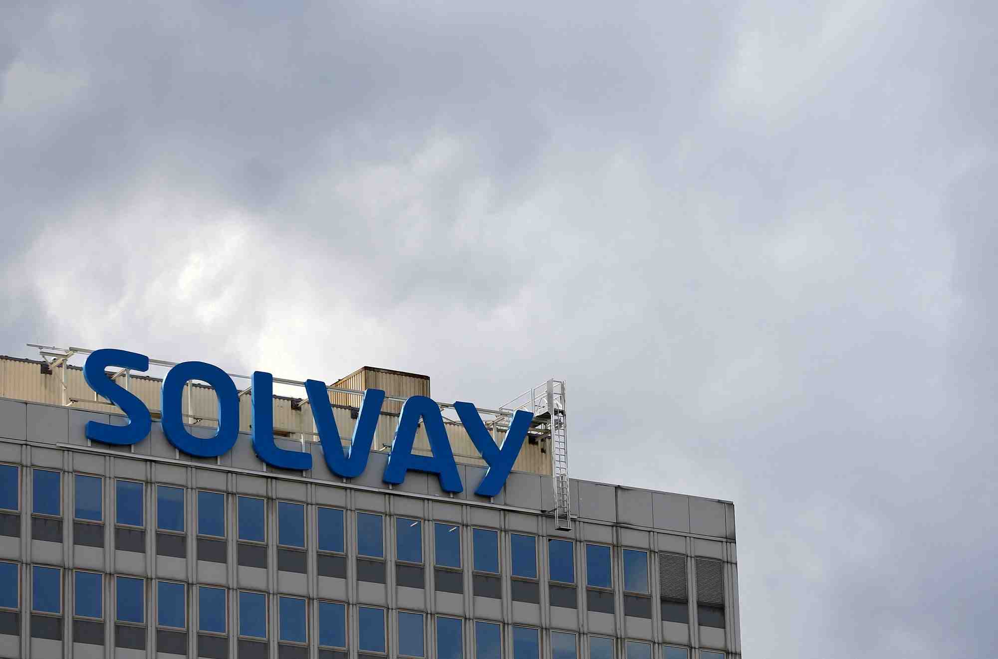 Le logo de solvay a bruxelles