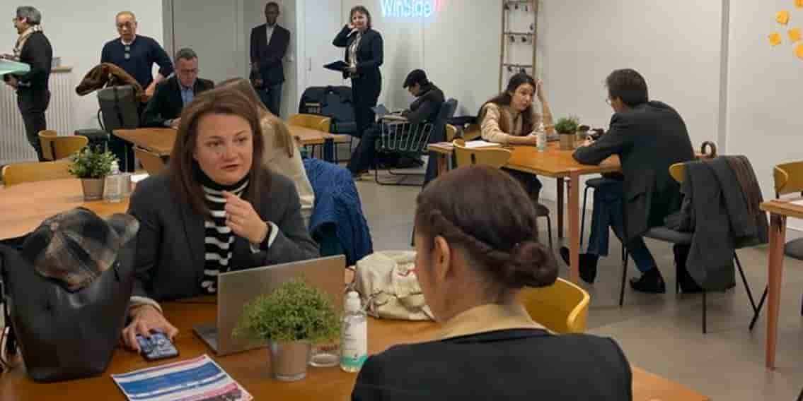 Winside a organisé une session de speed dating le 9 janvier, entre des aspirants alternants et une dizaine d'entreprises.