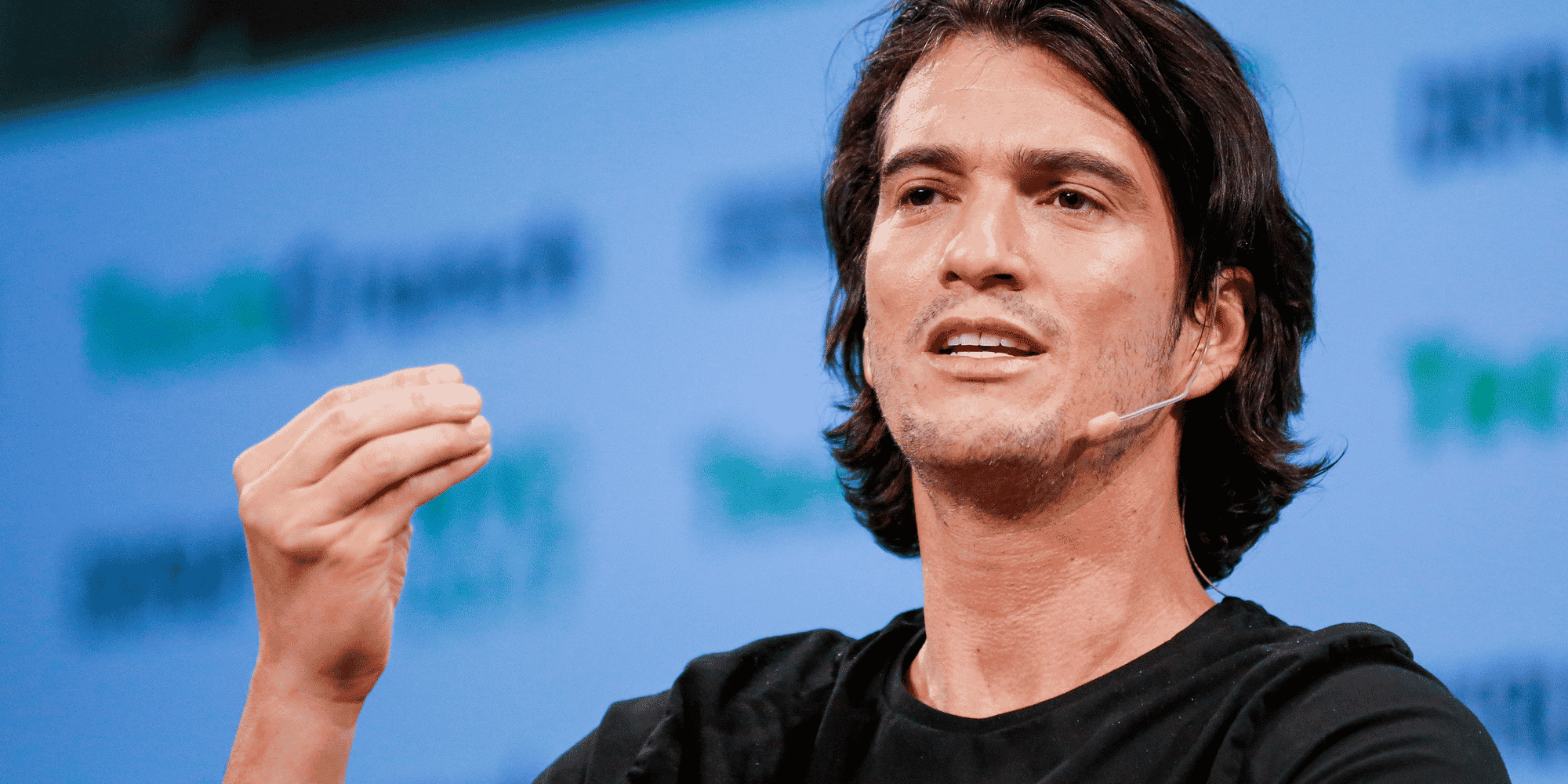 Adam Neumann, Pdg et co-fondateur des bureaux partagés WeWork.