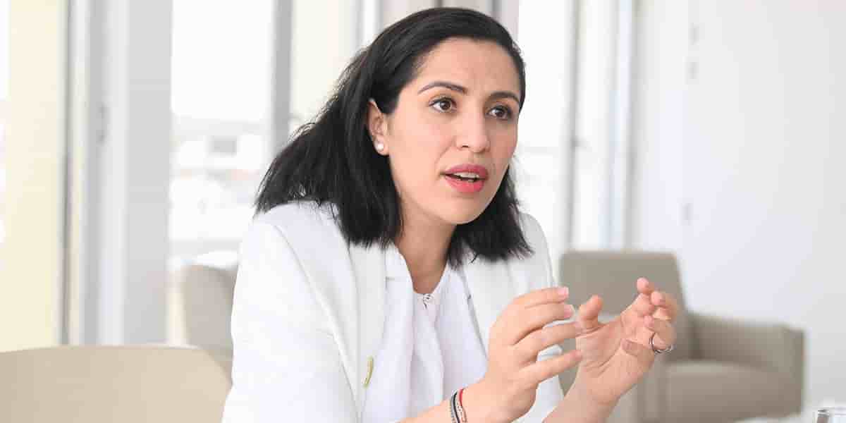 Sarah El Haïry, Ministre déléguée chargée de l'enfance, de la jeunesse et des familles.