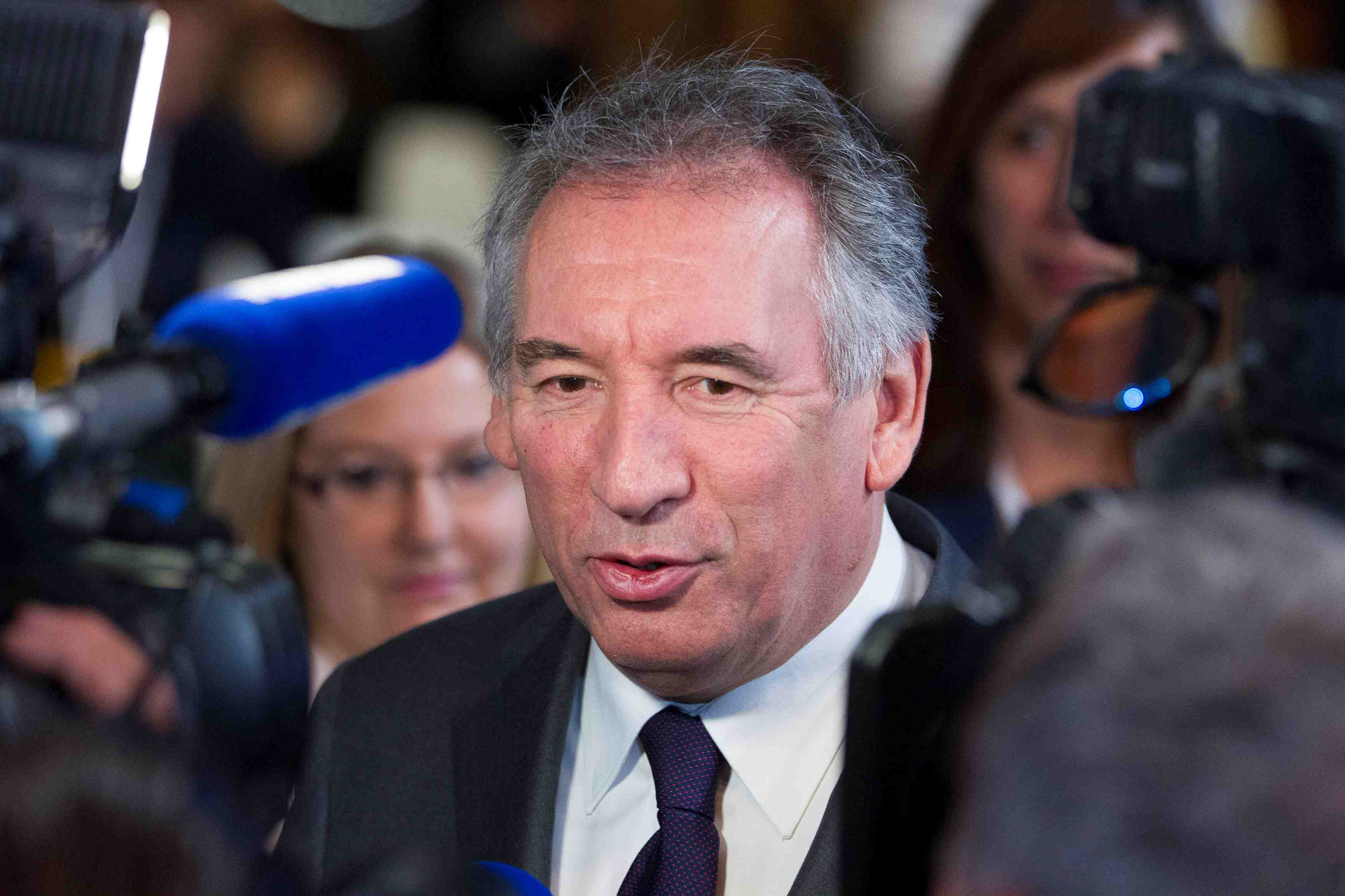 Francois bayrou, leader of mouvement democrate attends a congress of "la republique en marche" political party in lyon,