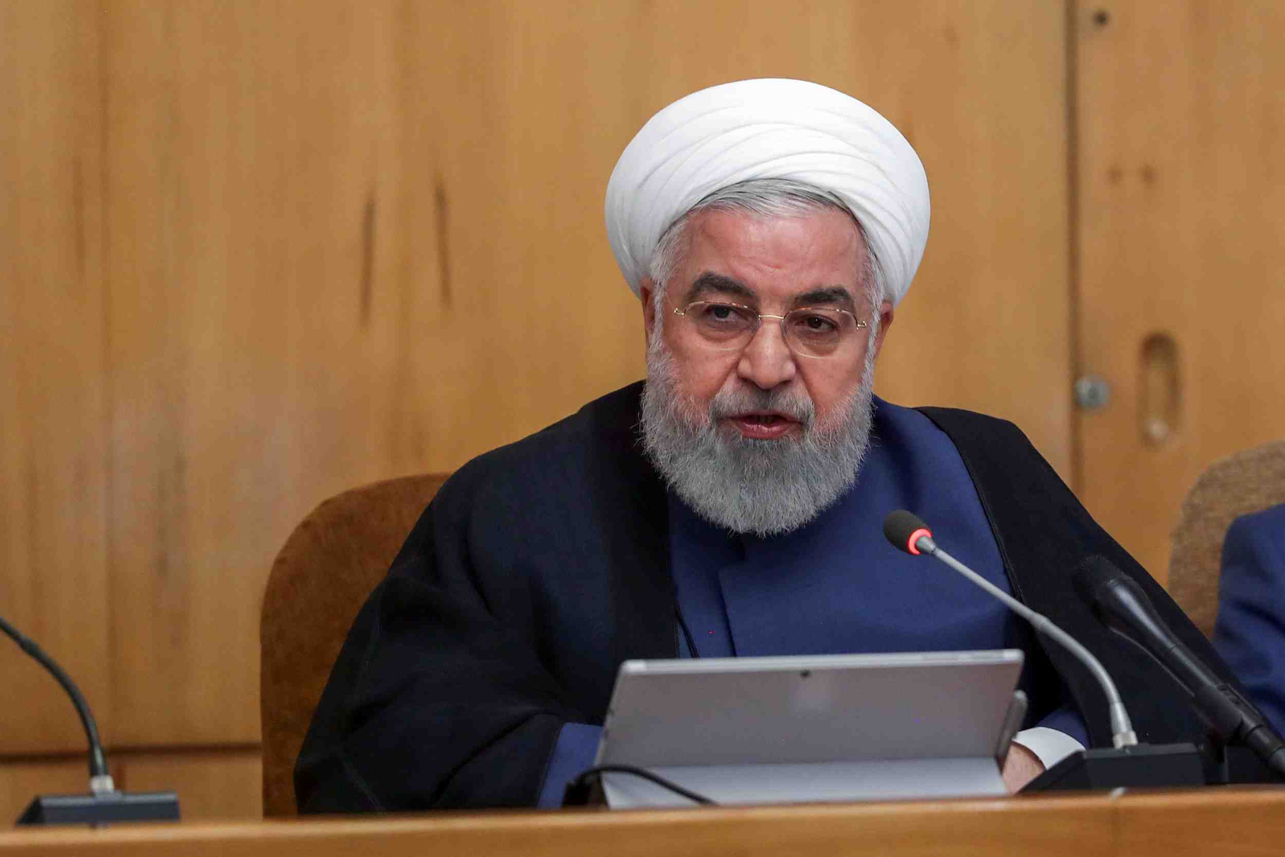 Rohani martele qu'il refuse de negocier avec trump