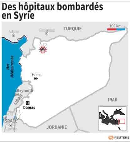 Des hopitaux bombardes en syrie